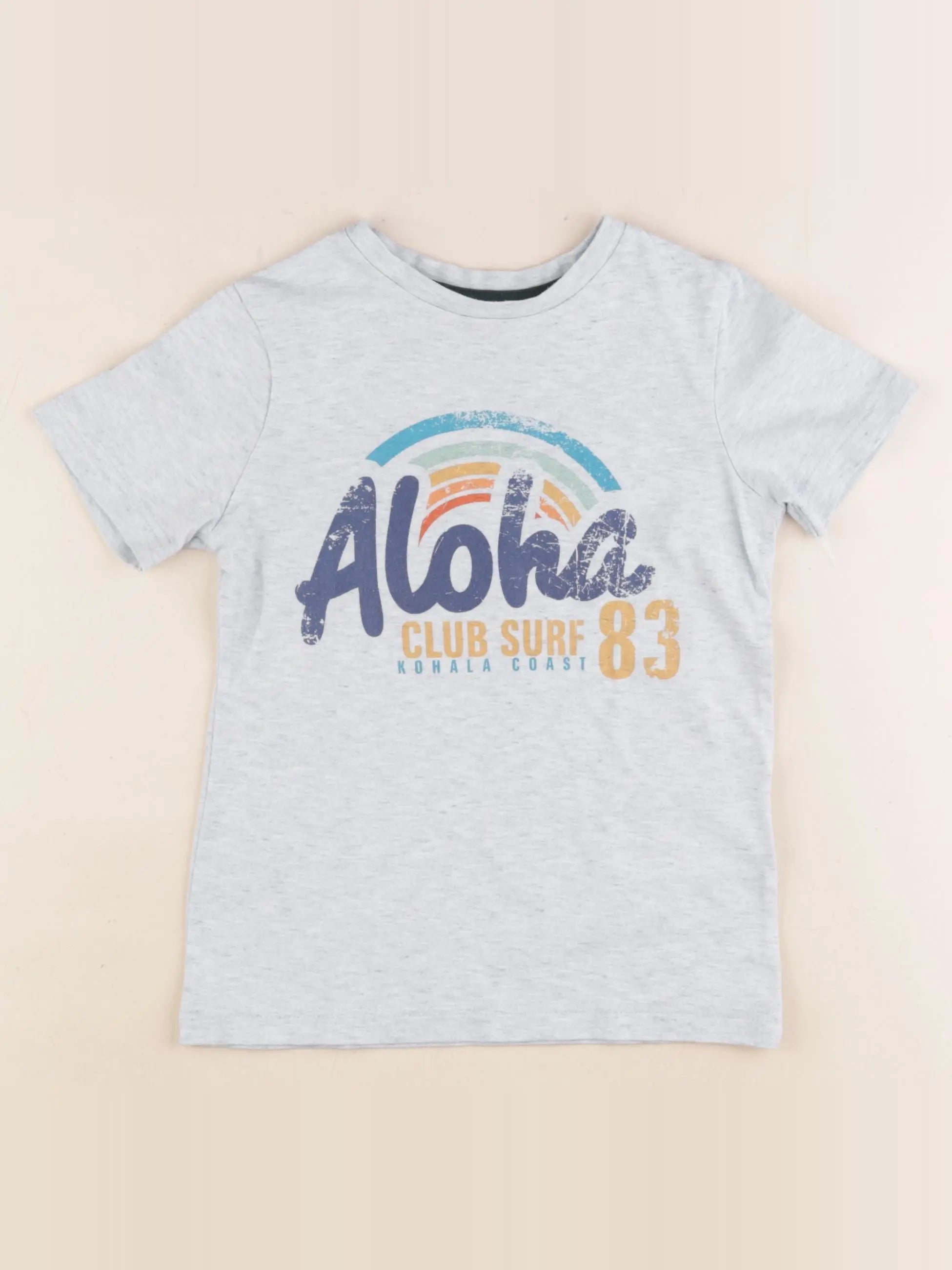 Vertbaudet - tee-shirt bleu - 5 ans