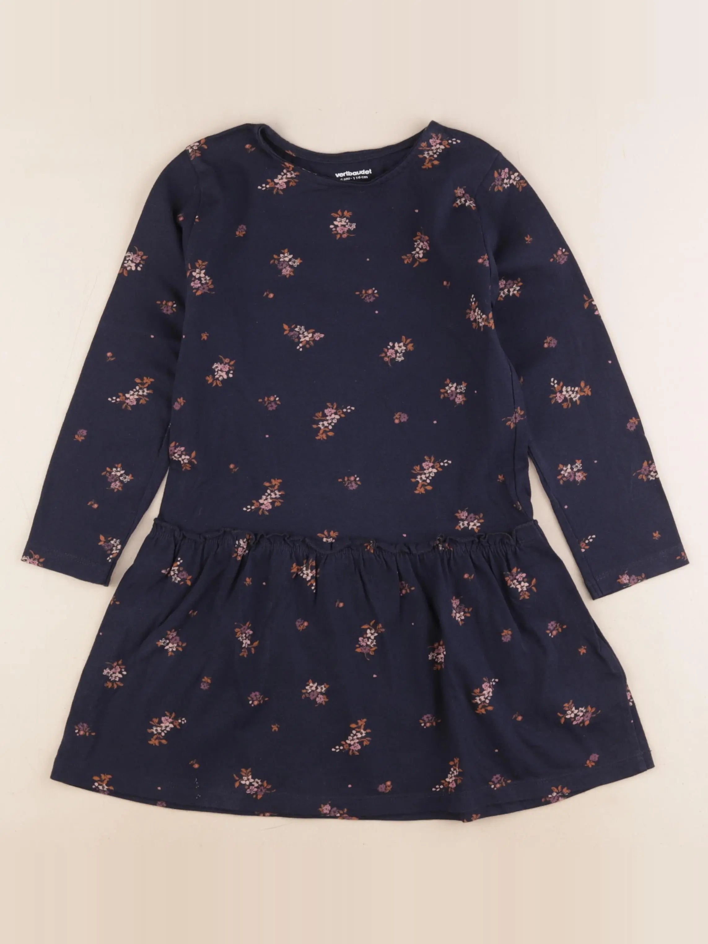 Vertbaudet - robe bleu - 6 ans