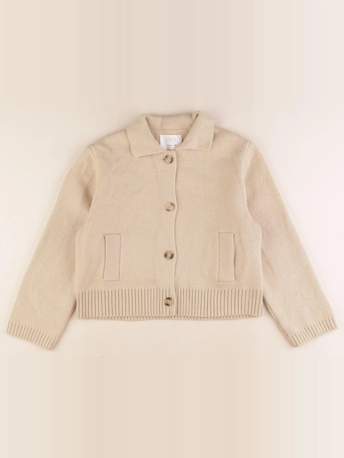 Zara - veste beige - 11/12 ans