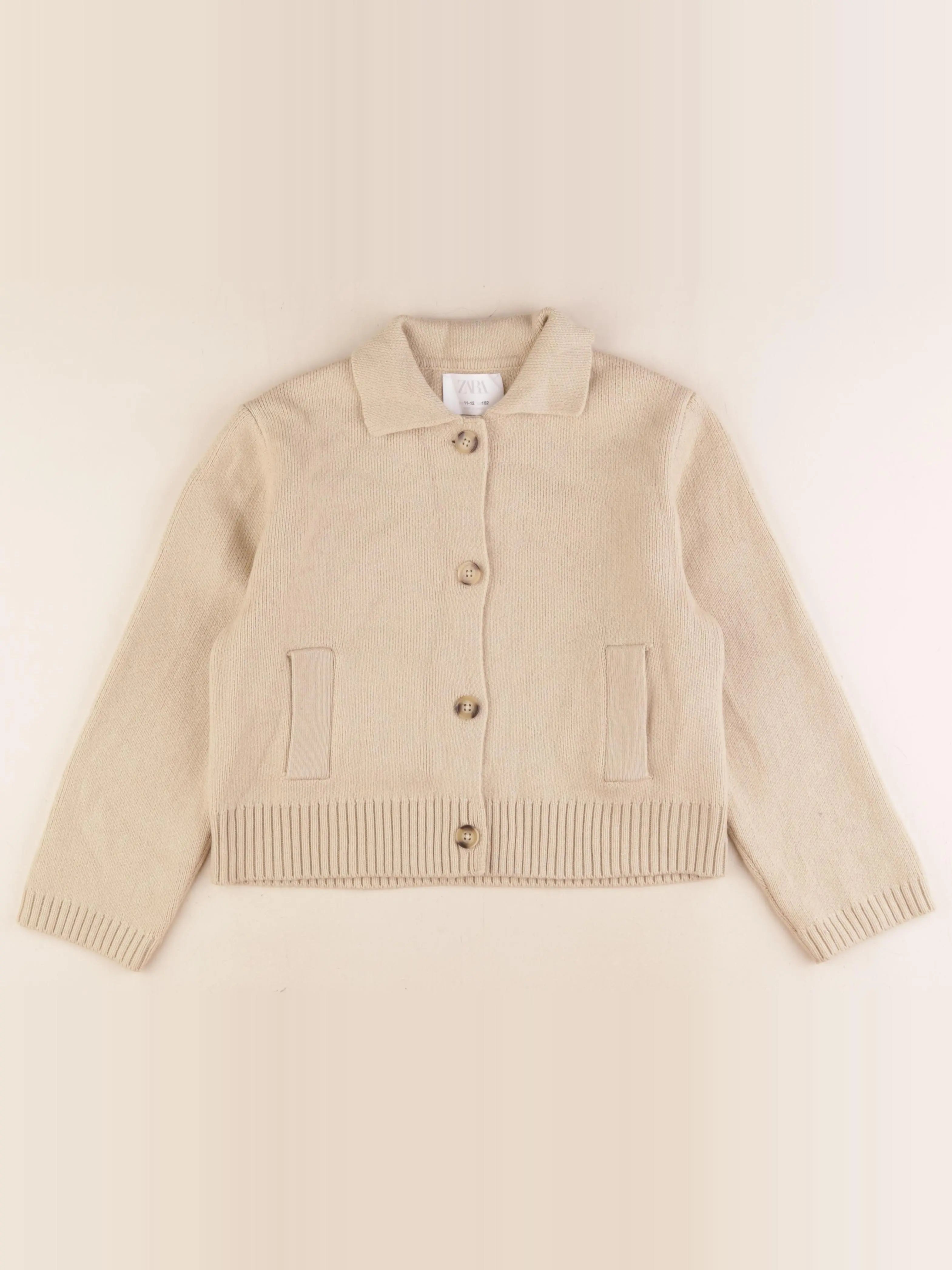 Zara - veste beige - 11/12 ans