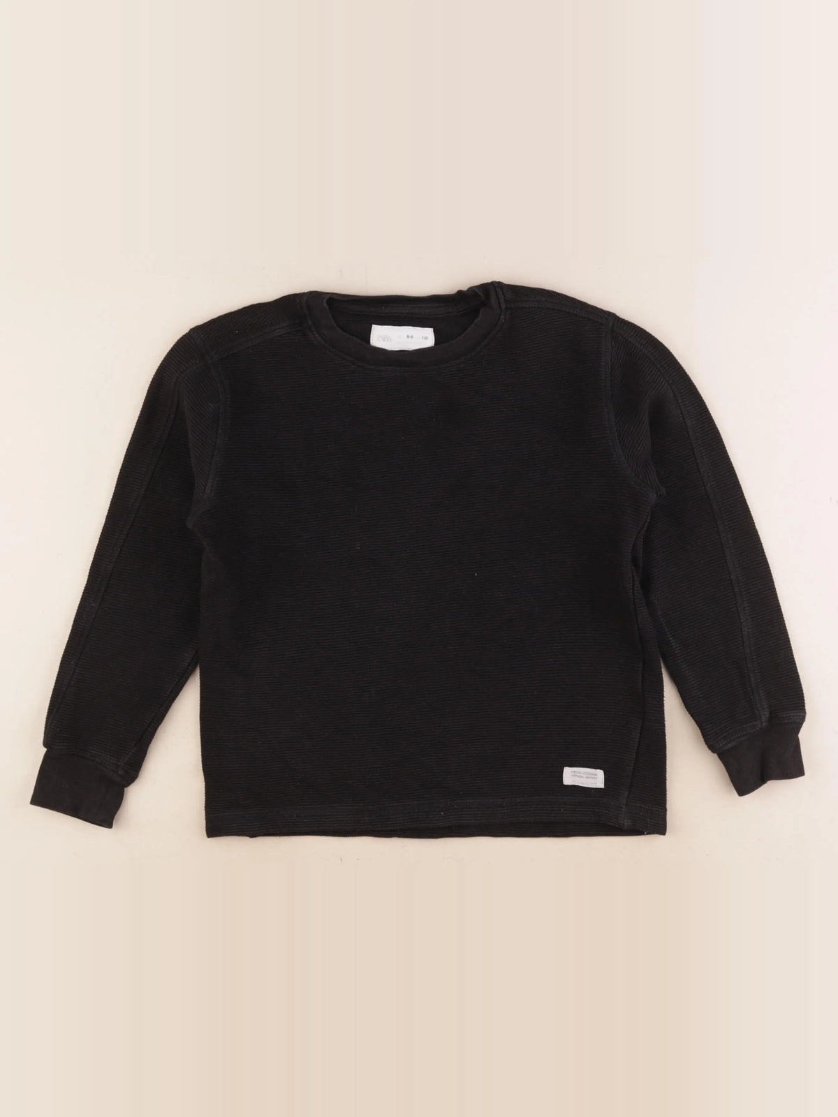 Zara - tee-shirt noir - 8/9 ans
