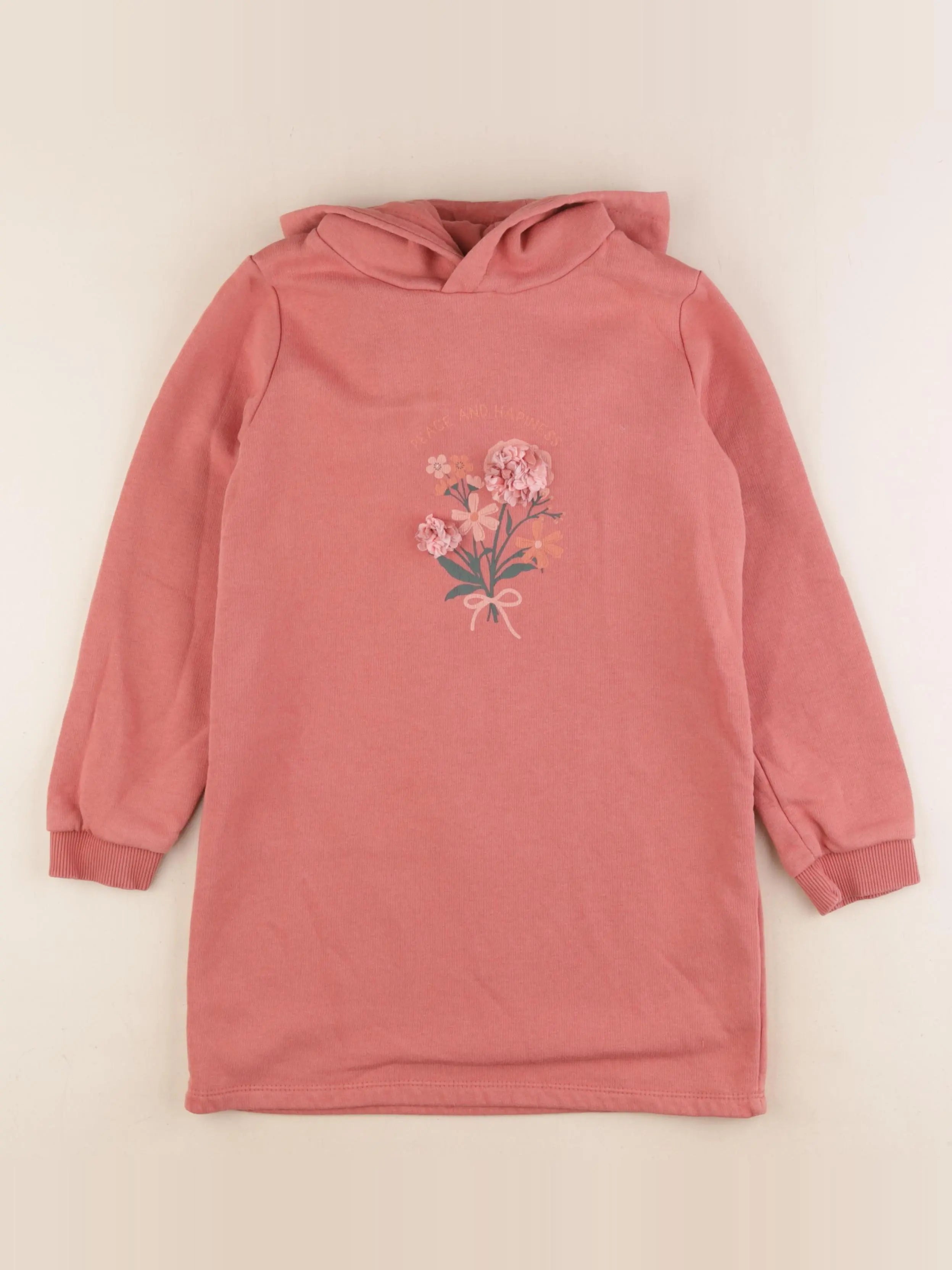 Vertbaudet - robe rose - 8 ans