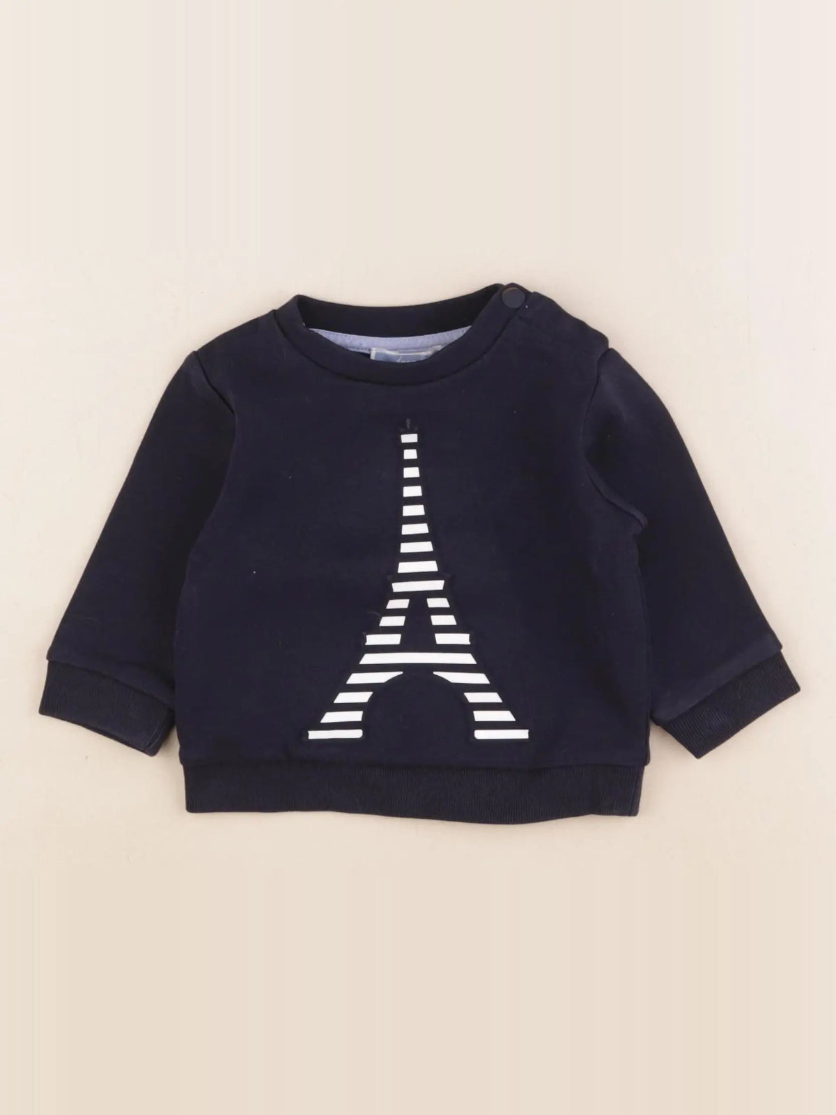 Jacadi - sweat bleu - 6 mois