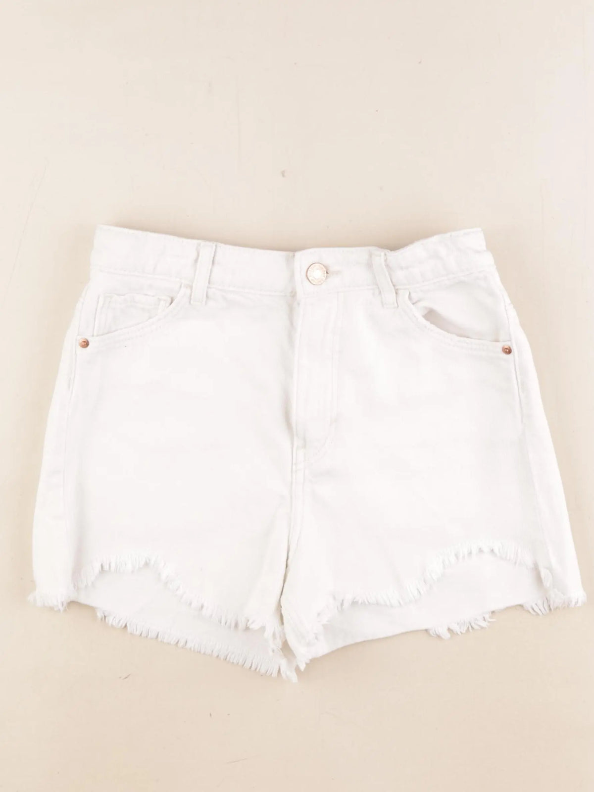 H&M - short blanc - 10/11 ans