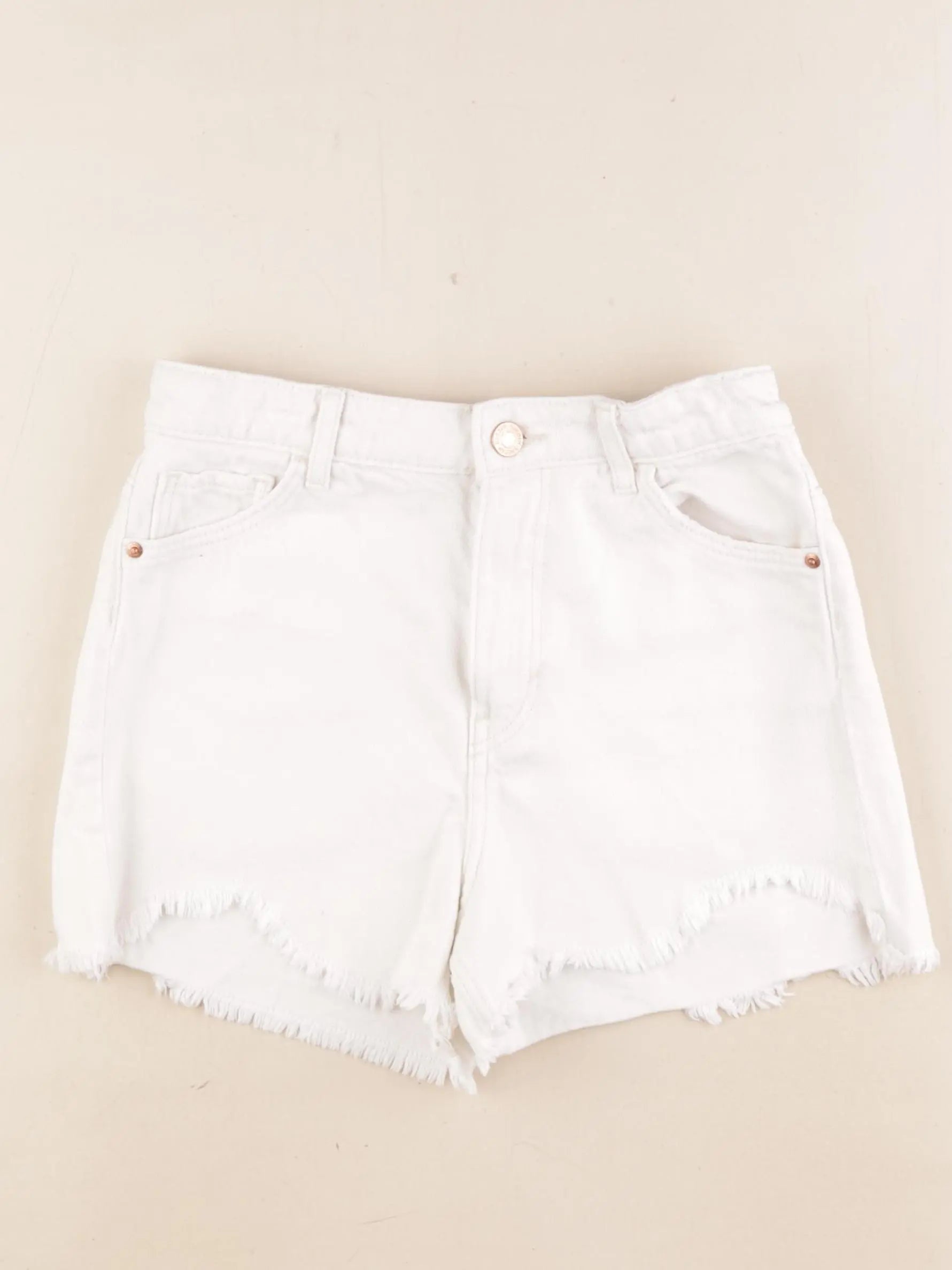 H&M - short blanc - 10/11 ans