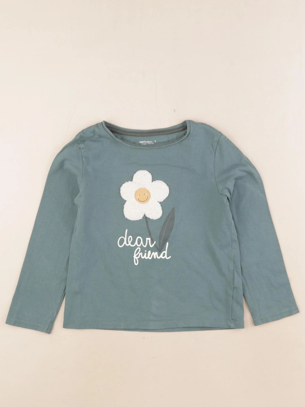 Vertbaudet - tee-shirt vert - 6 ans