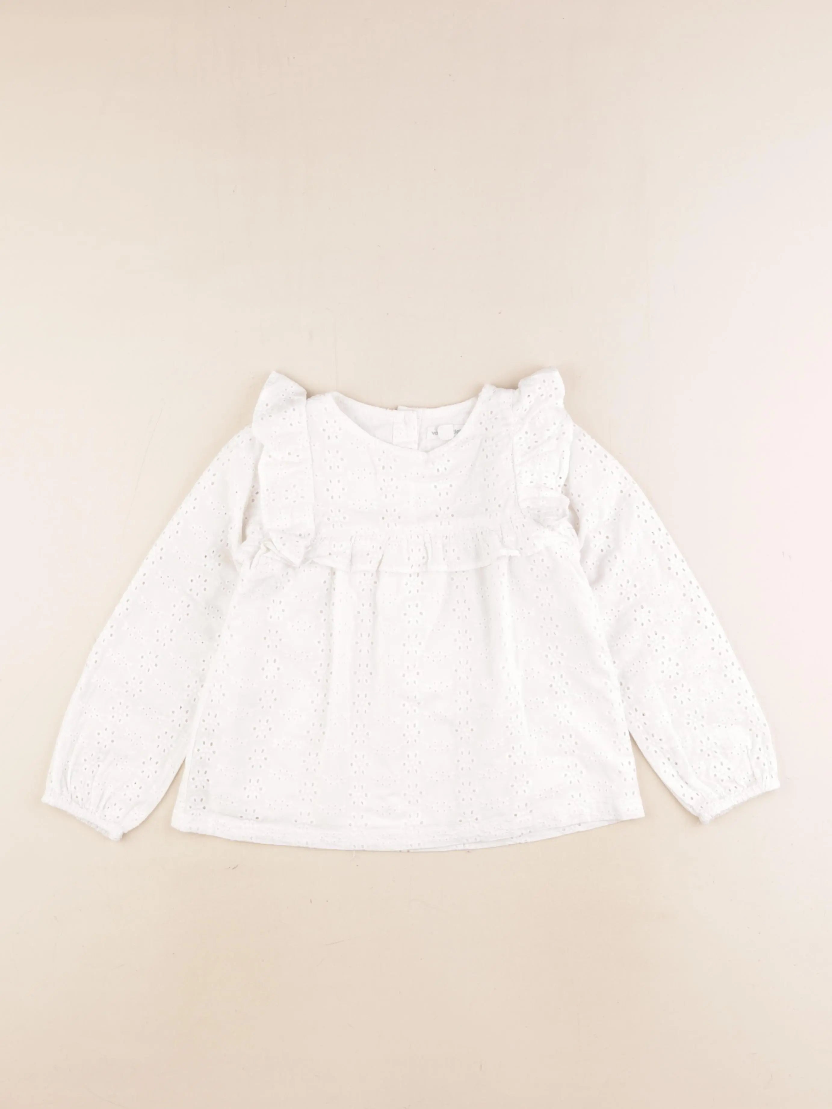 Vertbaudet - blouse blanc - 6 ans