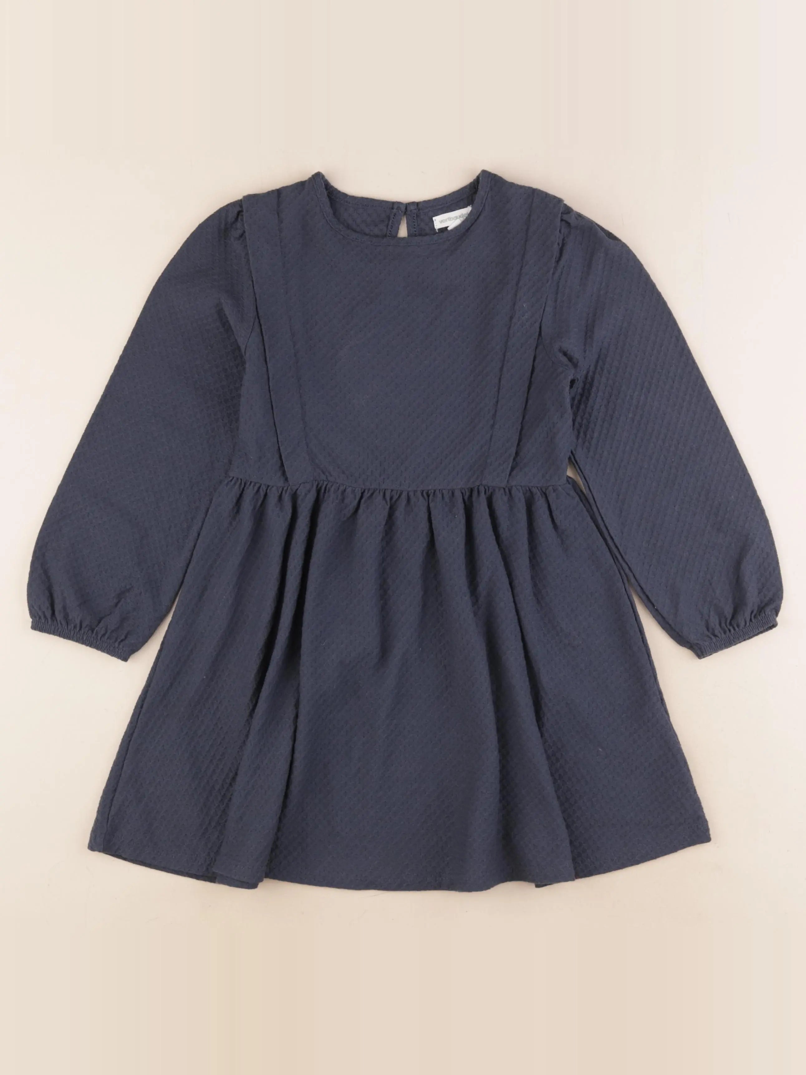 Vertbaudet - robe bleu - 5 ans