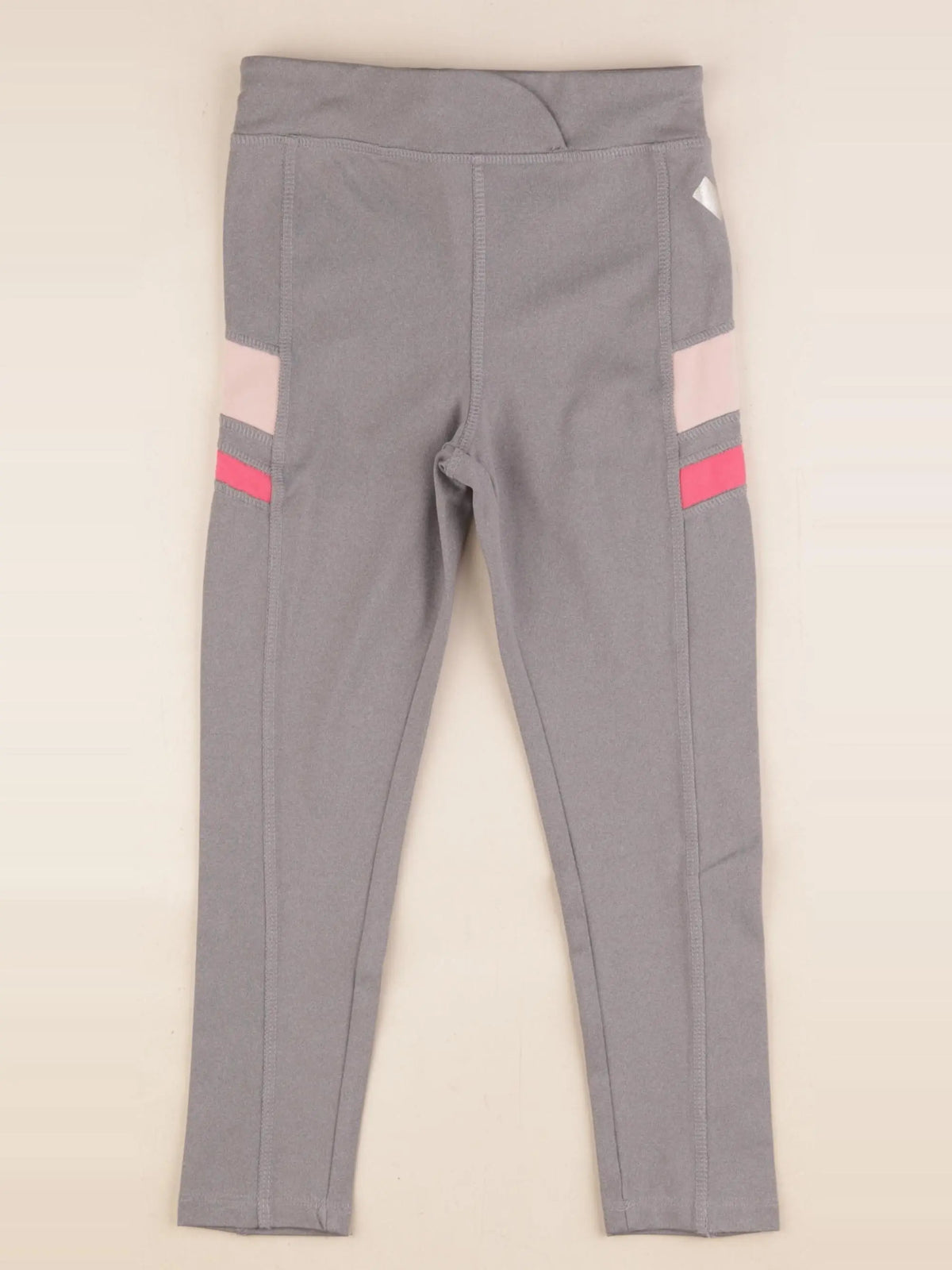 Vertbaudet - legging gris, argent - 6 ans