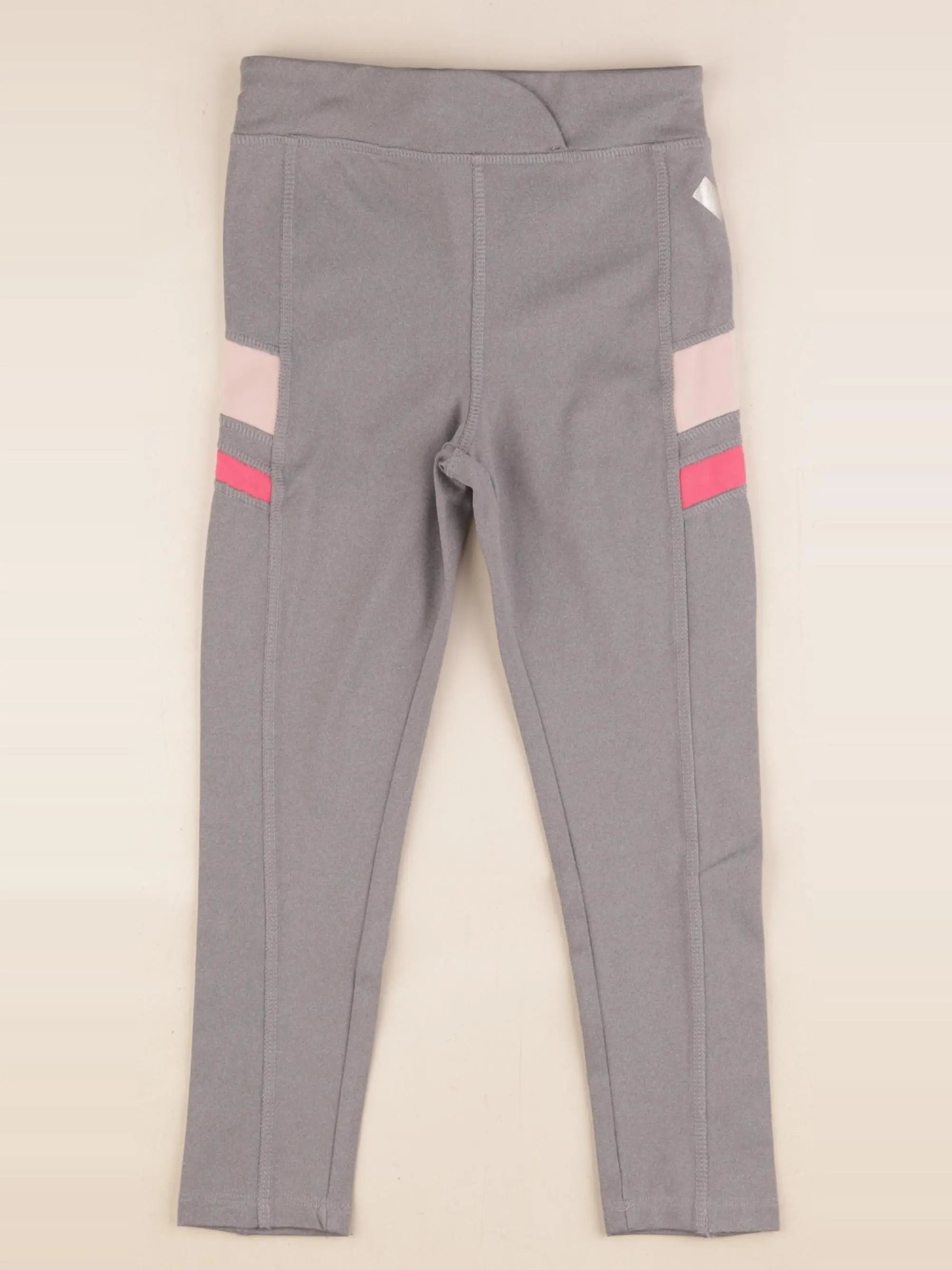 Vertbaudet - legging gris, argent - 6 ans