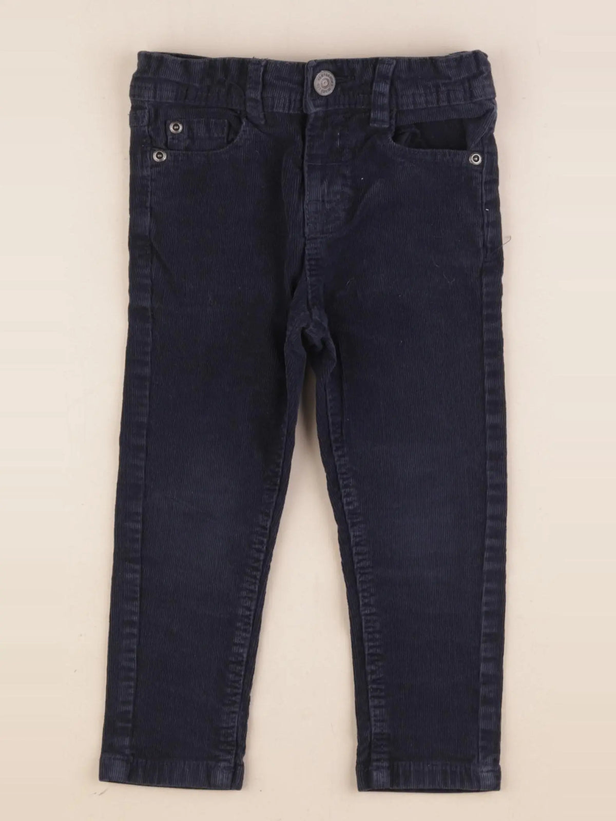 Vertbaudet - pantalon bleu - 2 ans
