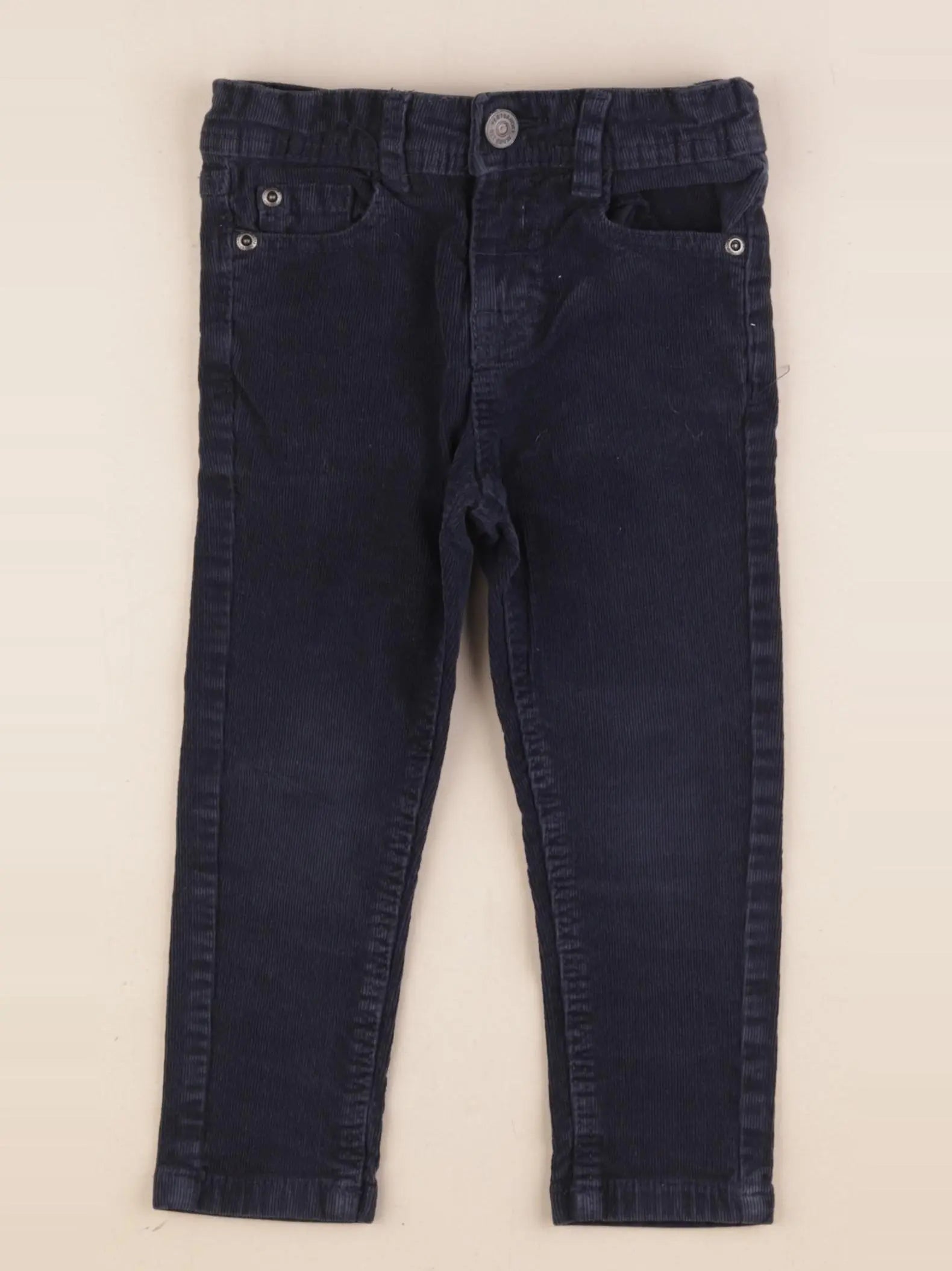 Vertbaudet - pantalon bleu - 2 ans