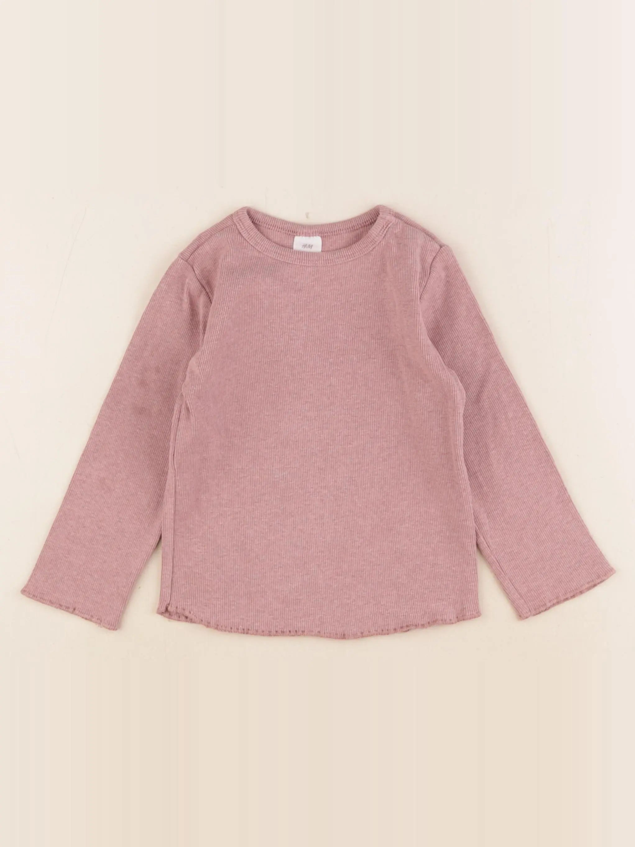 H&M - tee-shirt rose - 18/24 mois
