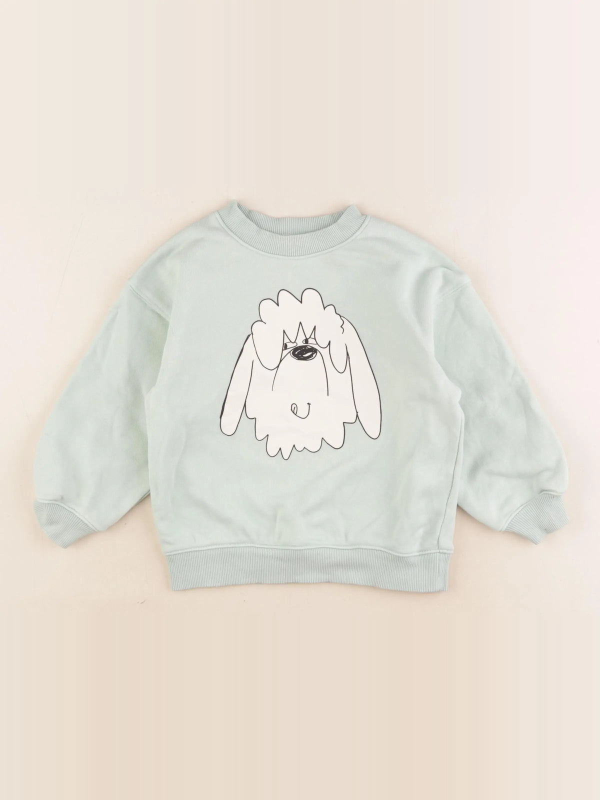 H&M - sweat vert - 2/4 ans