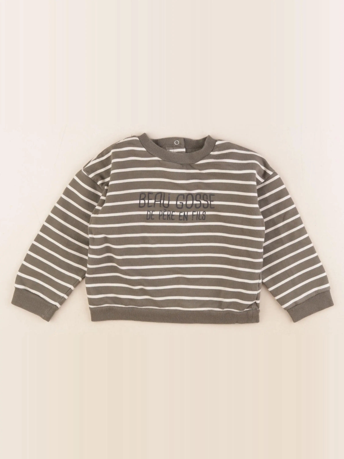 Vertbaudet - sweat vert - 36 mois