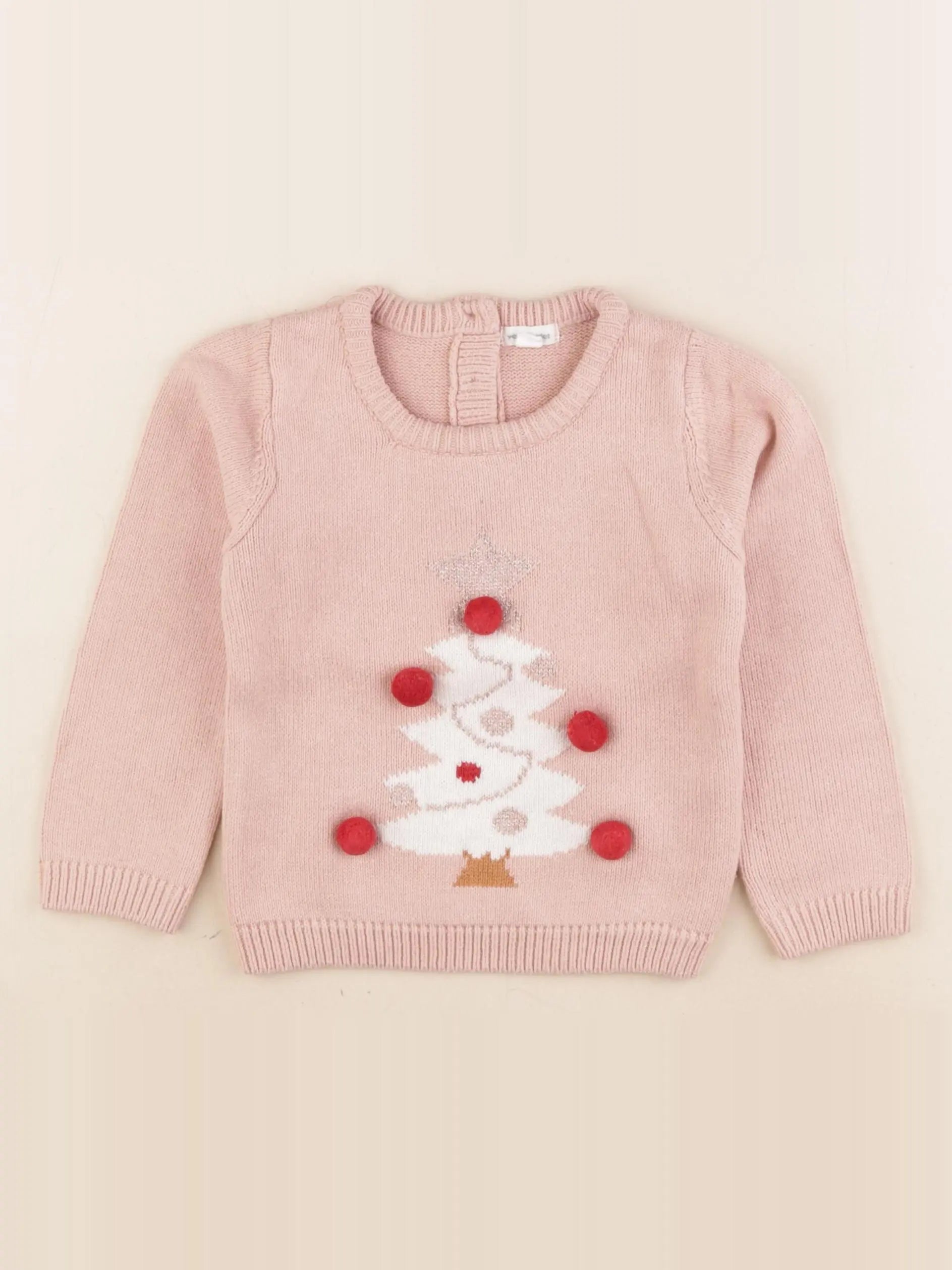 Vertbaudet - pull rose - 3 ans