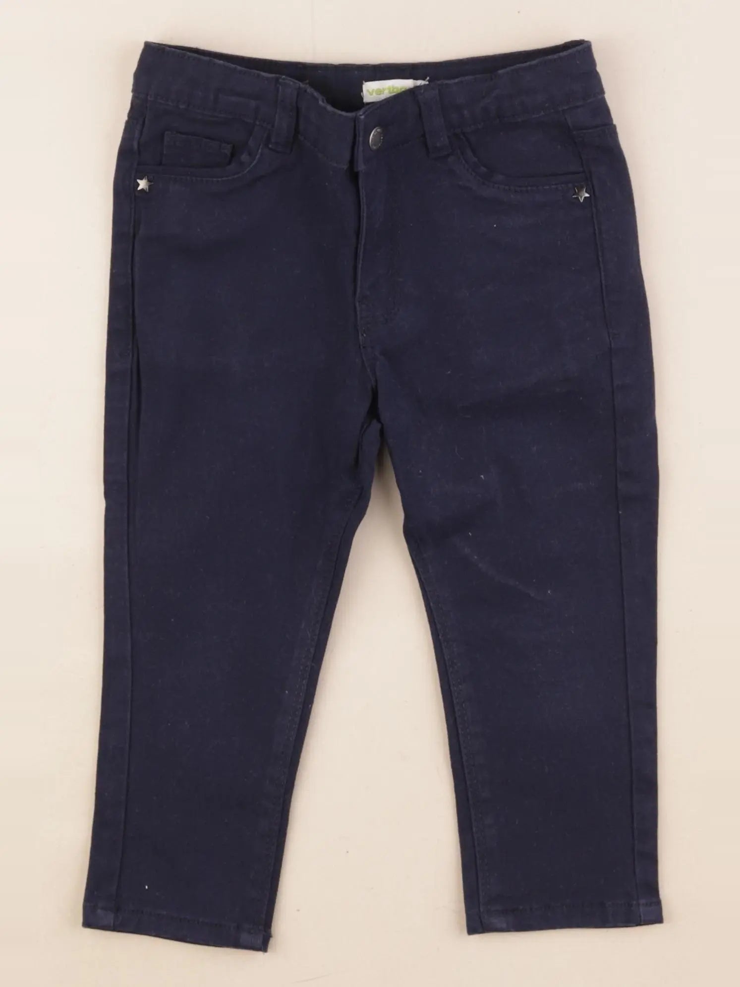 Vertbaudet - pantalon bleu - 2 ans