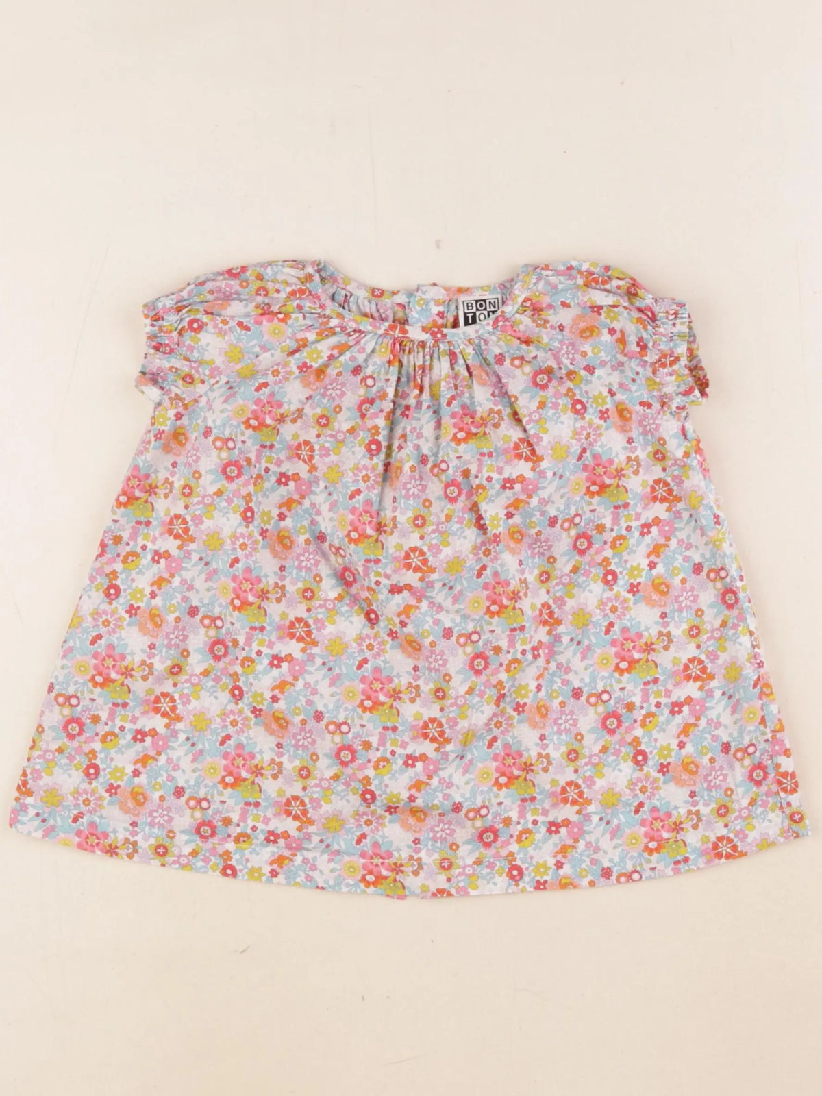 Bonton - blouse multicolore - 6 mois