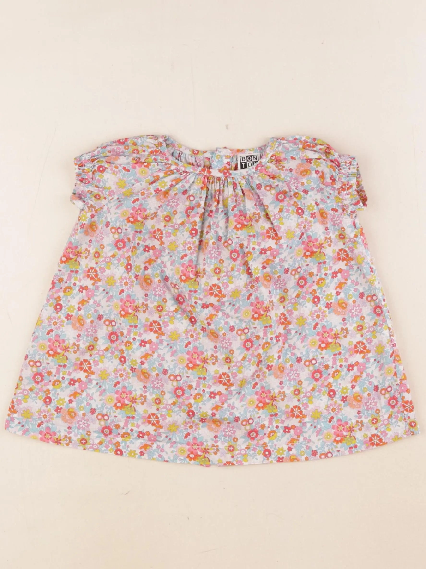 Bonton - blouse multicolore - 6 mois