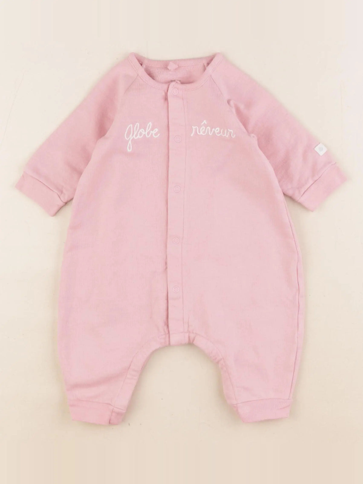 Petit Bateau - combinaison rose - 3 mois