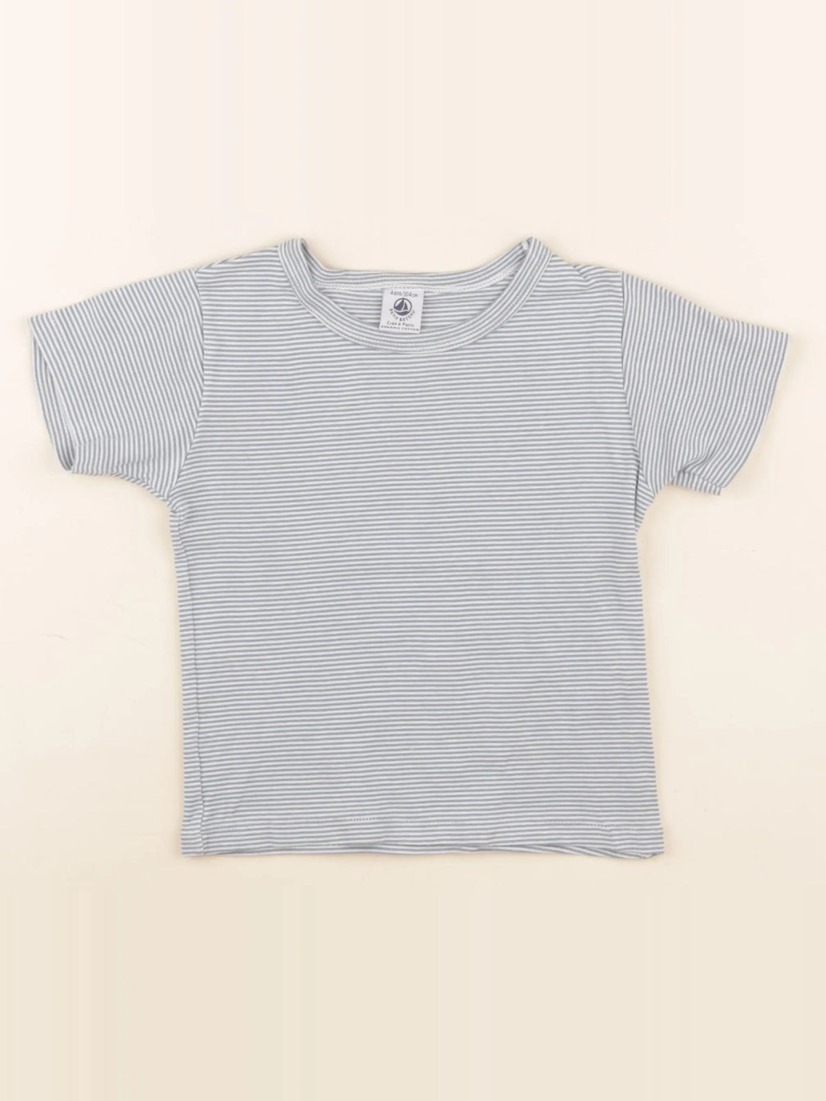 Petit Bateau - maillot de corps vert - 4 ans
