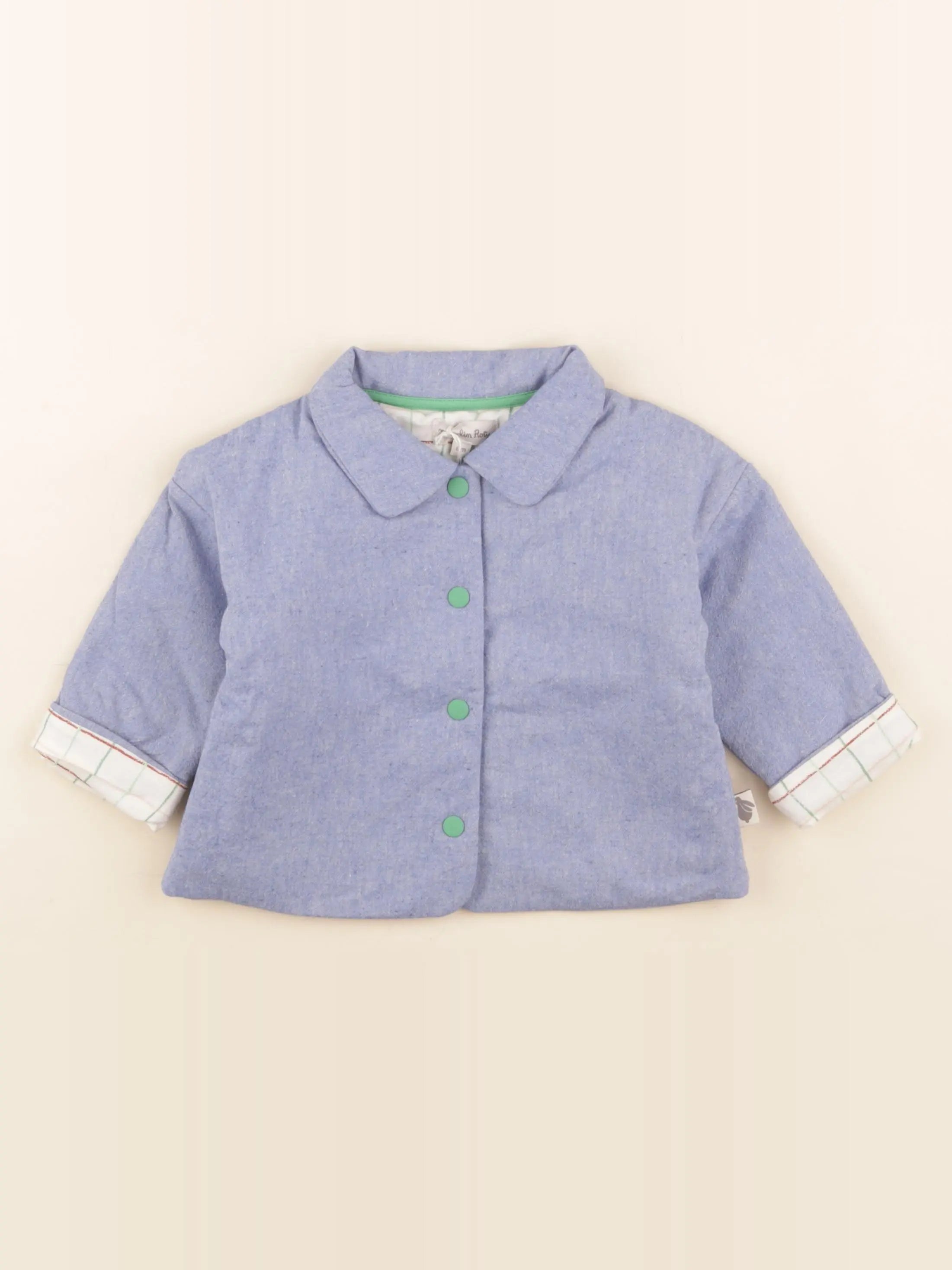 Moulin Roty - veste bleu - 6 mois