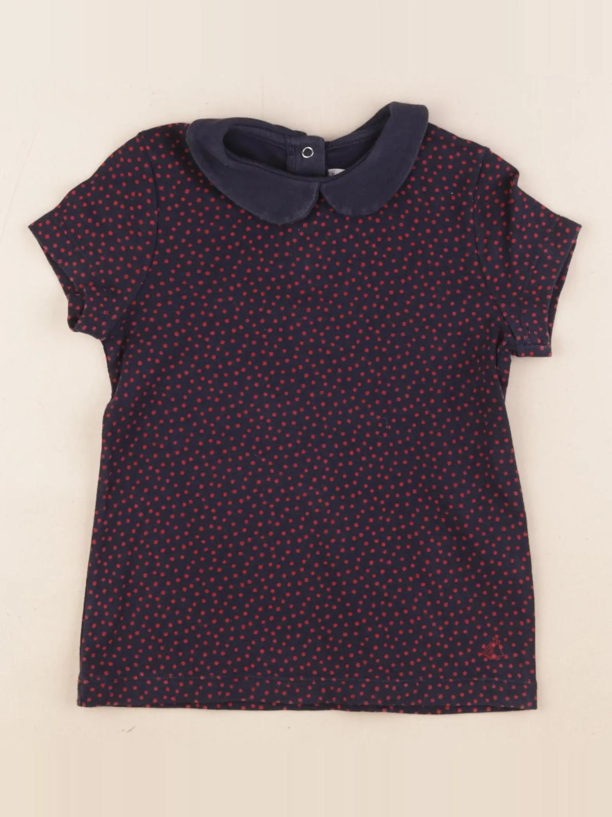 Petit Bateau - tee-shirt bleu, rouge - 4 ans