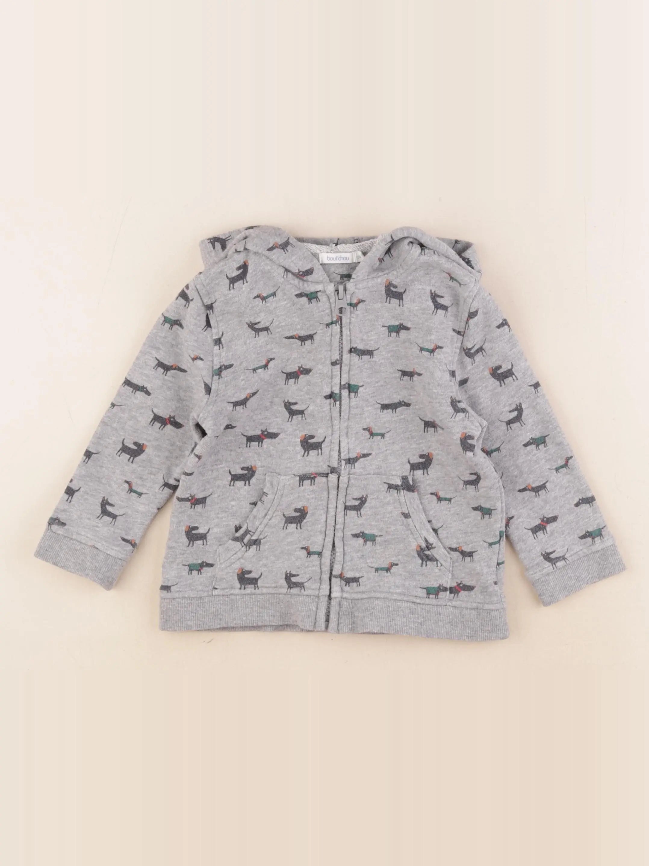 Boutchou - sweat gris - 24 mois
