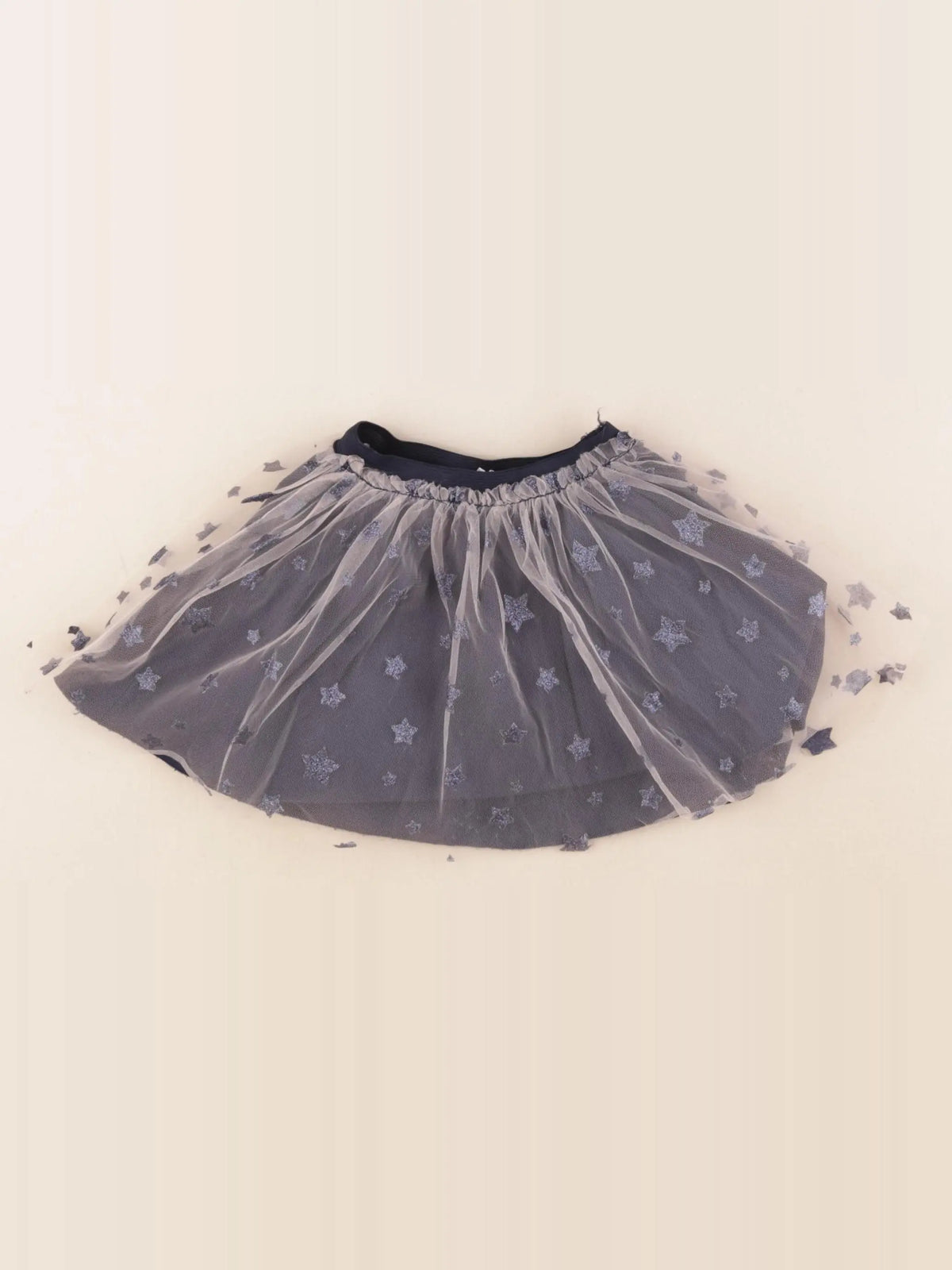 Zara - jupe bleu, blanc - 12/18 mois
