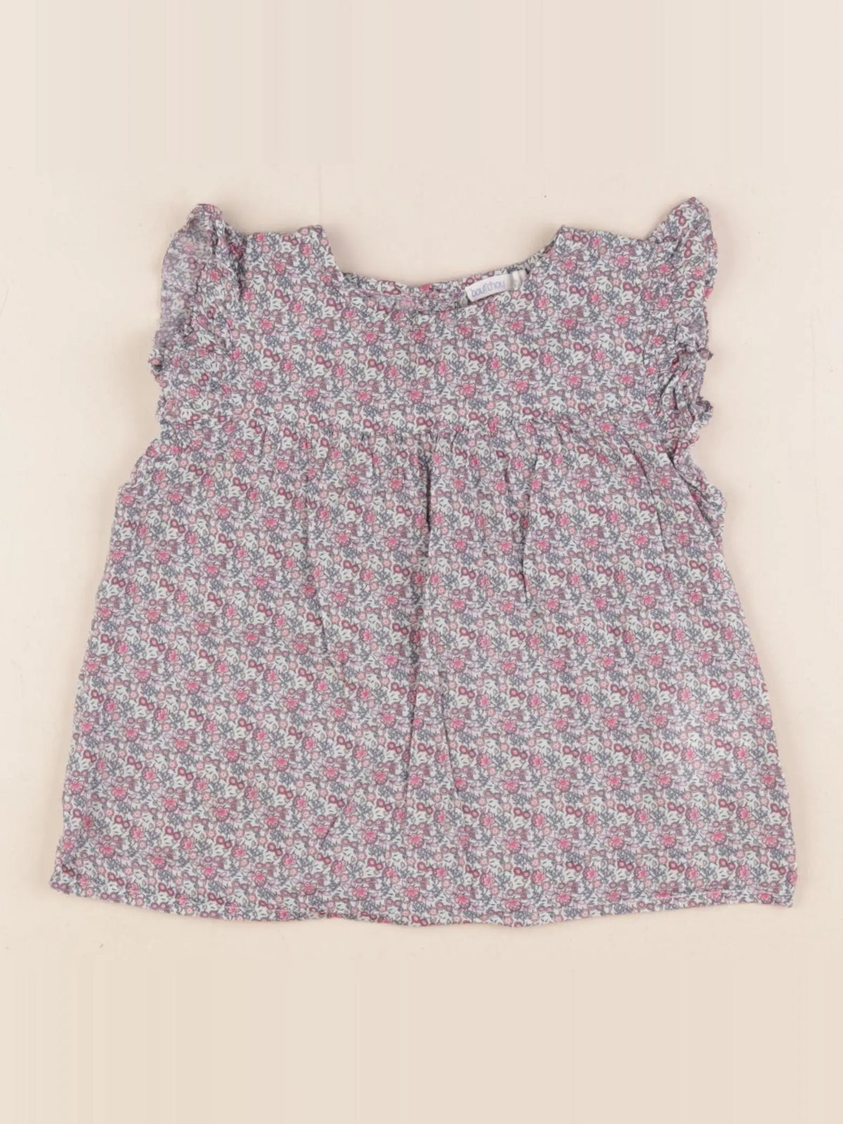 Boutchou - blouse multicolore - 24 mois