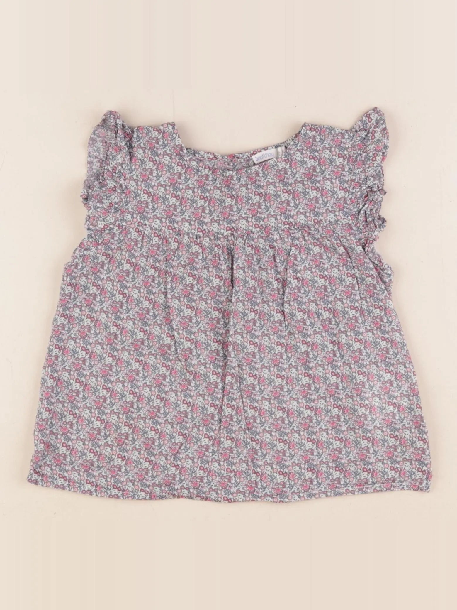 Boutchou - blouse multicolore - 24 mois
