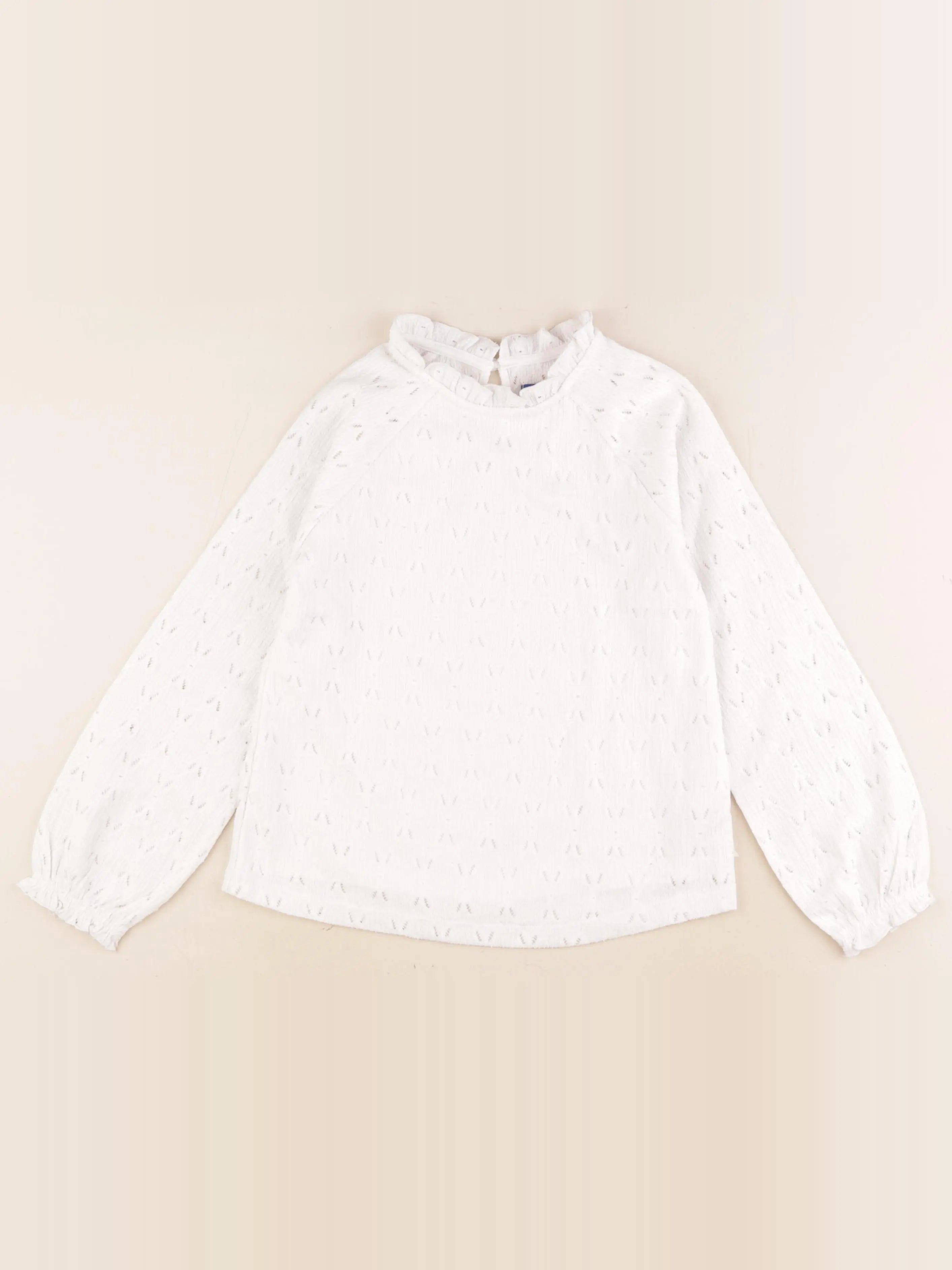 Okaidi - blouse blanc - 8 ans