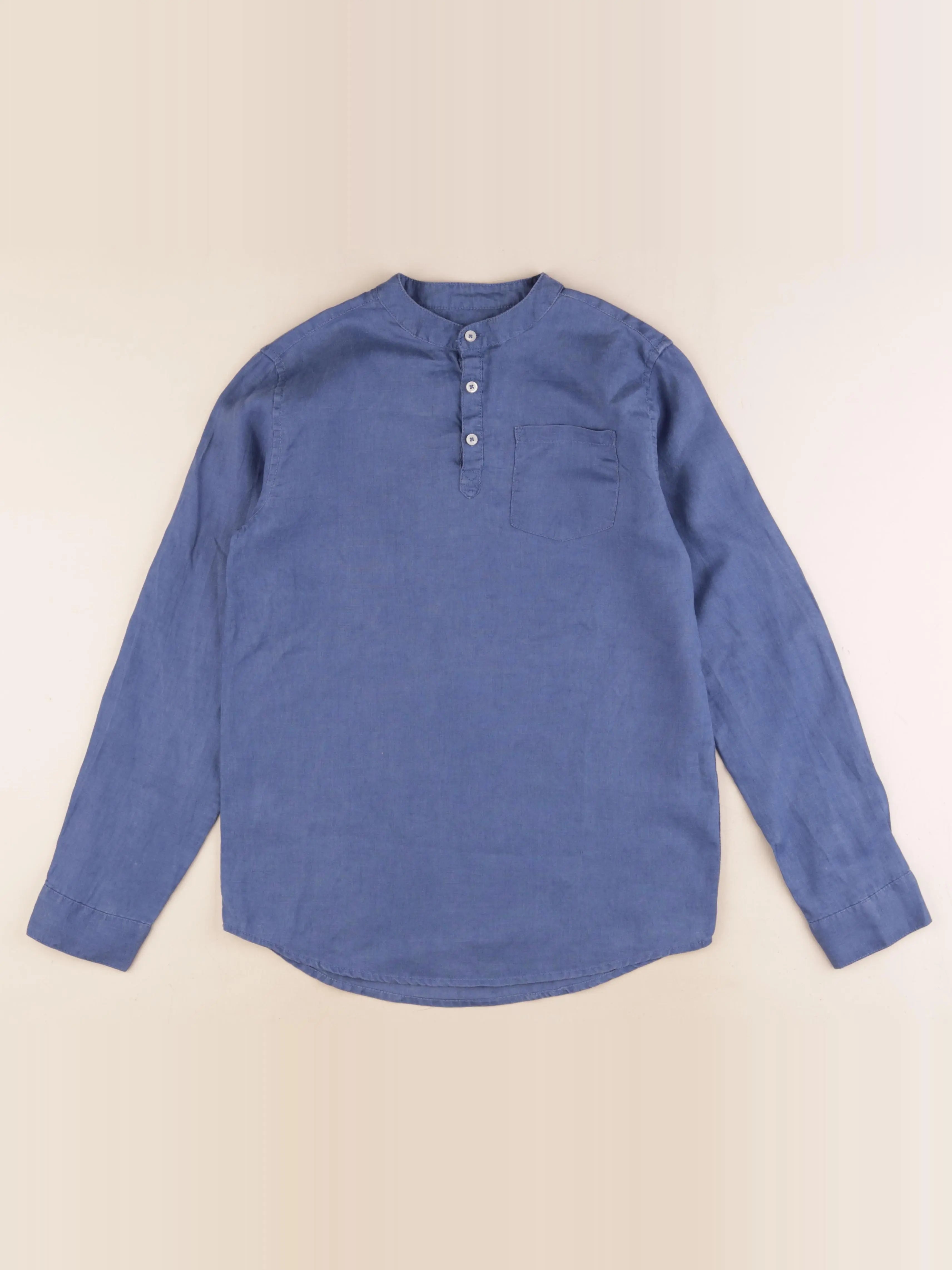 Monoprix - chemise bleu - 14 ans