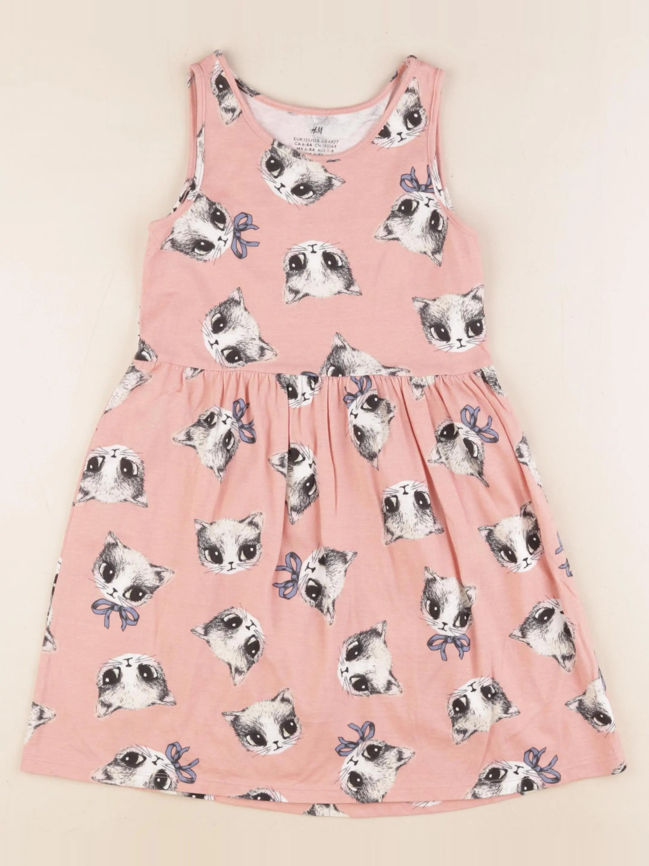 H&M - robe rose - 6/8 ans