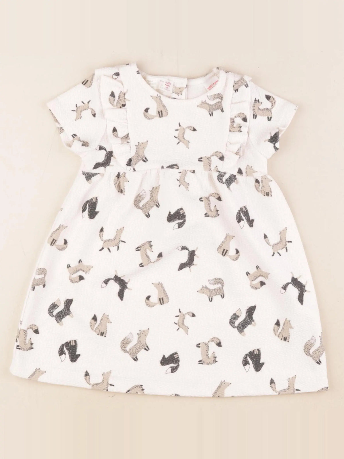 Zara - robe beige - 18/24 mois