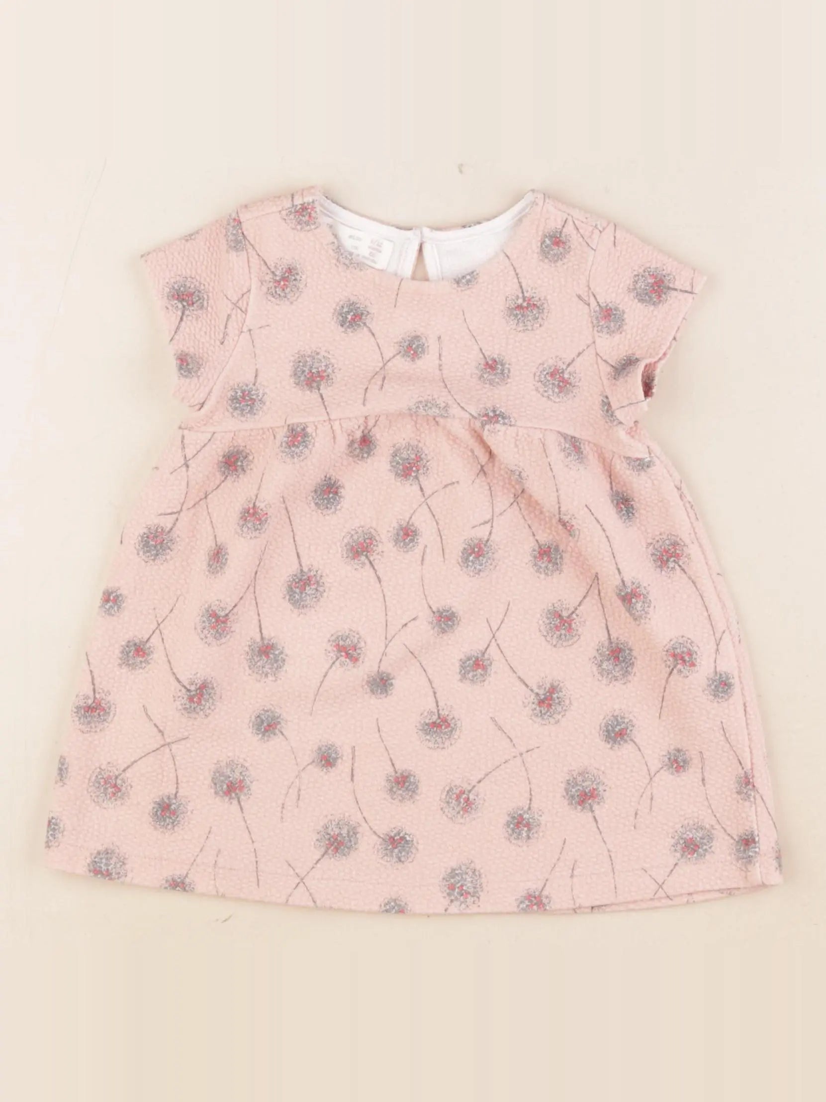 Zara - robe rose - 9 mois