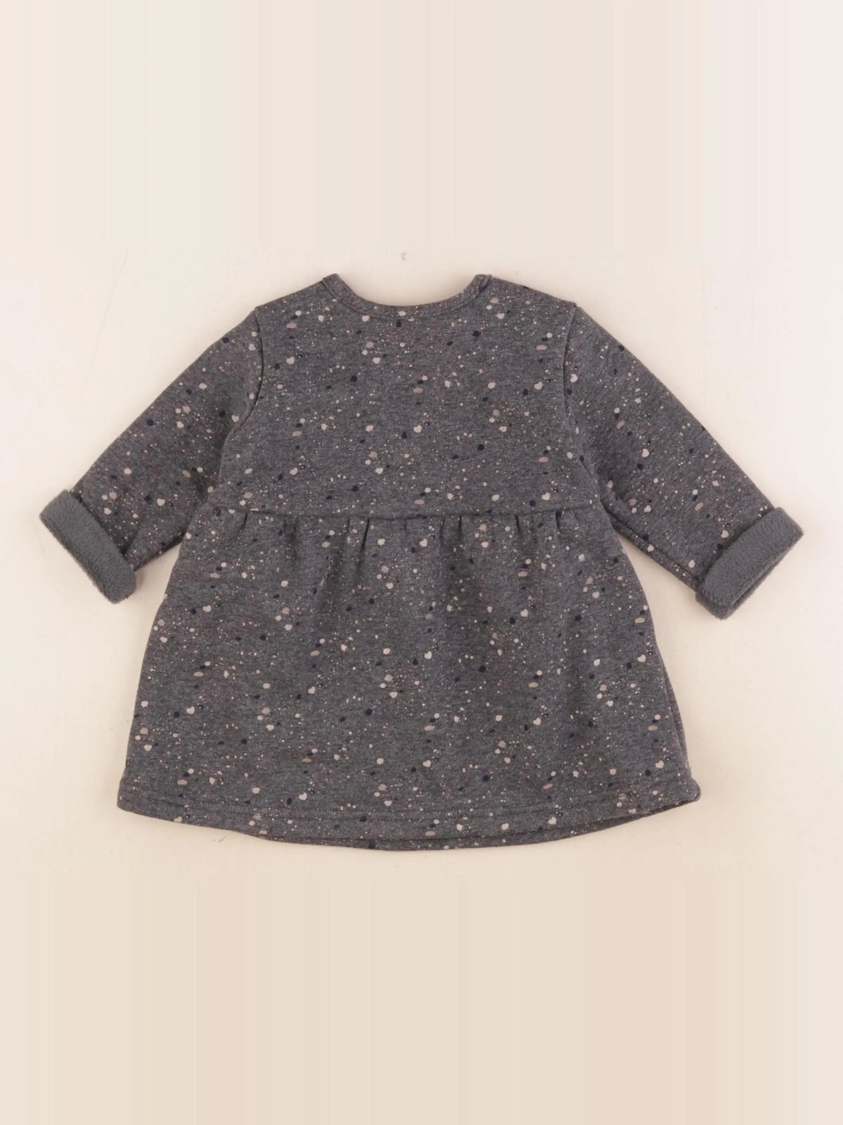 Zara - robe gris - 9/12 mois