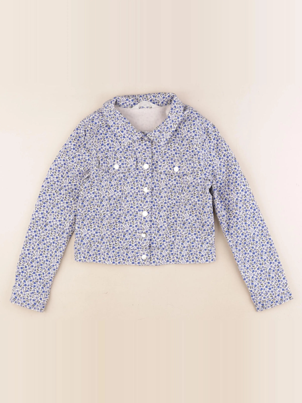 H&M - veste bleu - 8/9 ans