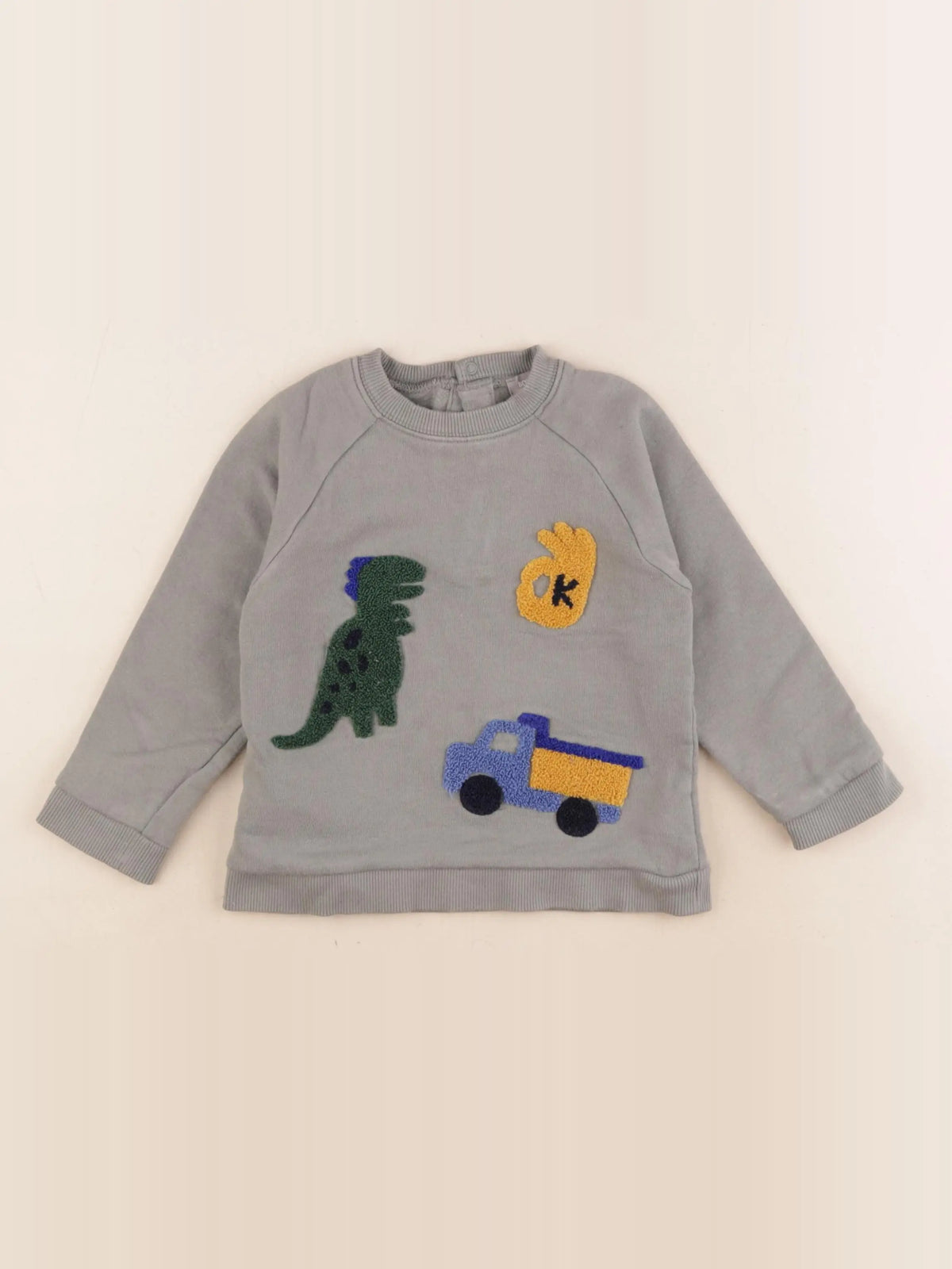 Boutchou - sweat vert - 36 mois
