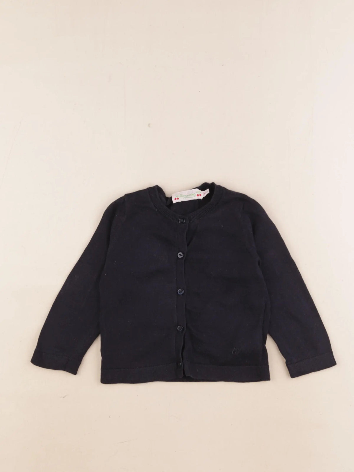 Bonpoint - gilet bleu - 18 mois