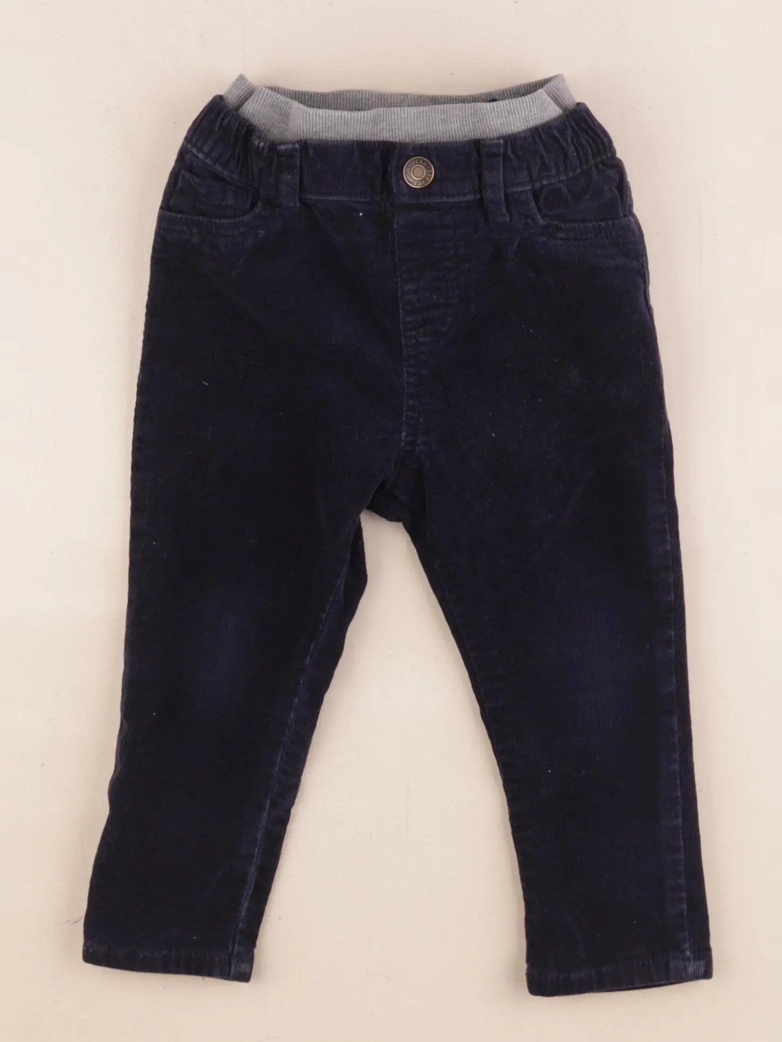 H&M - pantalon bleu - 18/24 mois