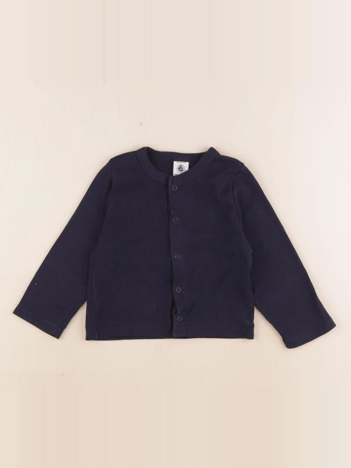 Petit Bateau - tee-shirt bleu - 24 mois
