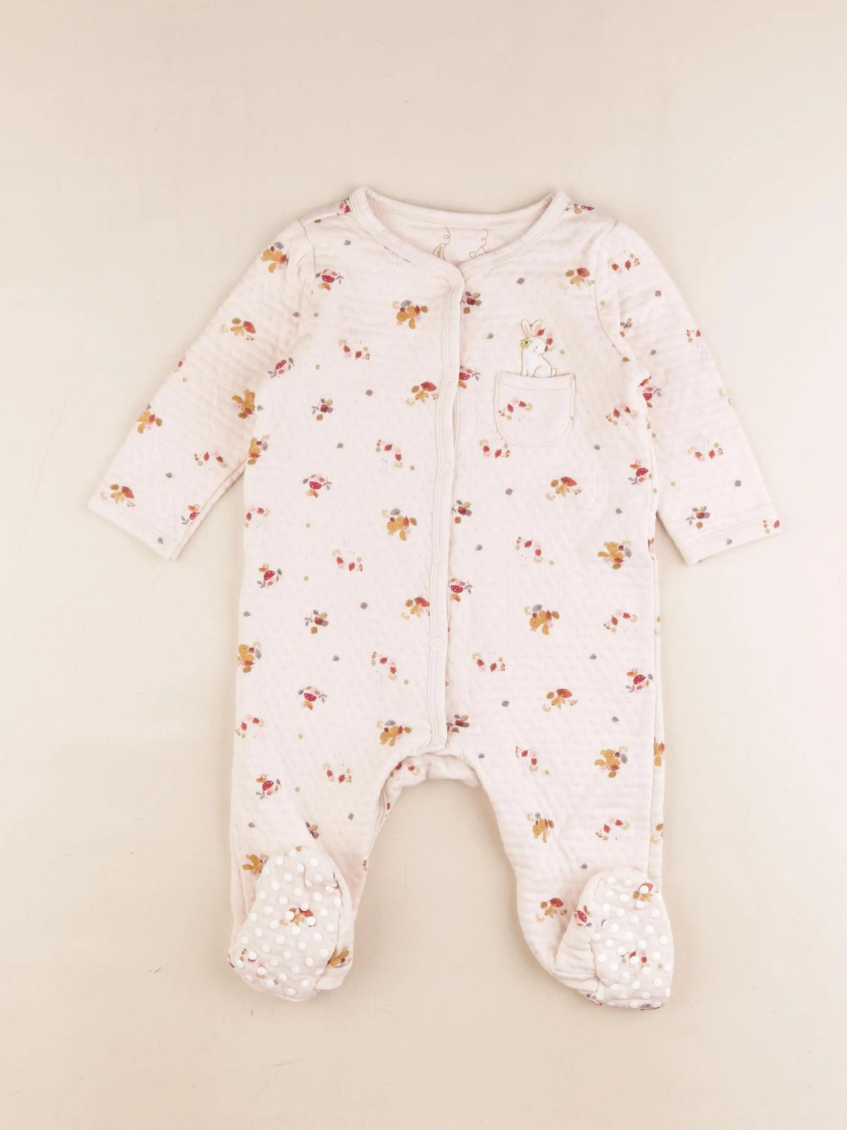 Sergent Major - pyjama coton beige - 12 mois
