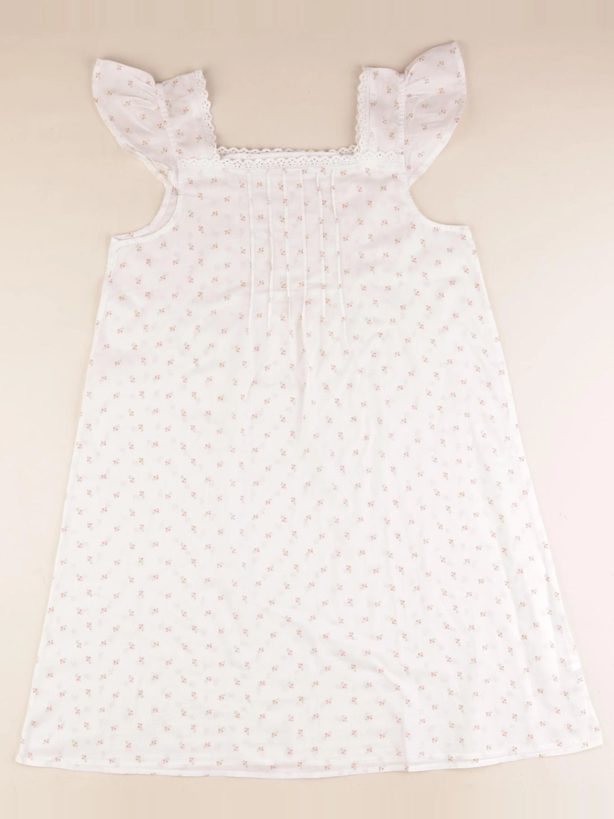 Monoprix - chemise de nuit coton blanc - 12 ans