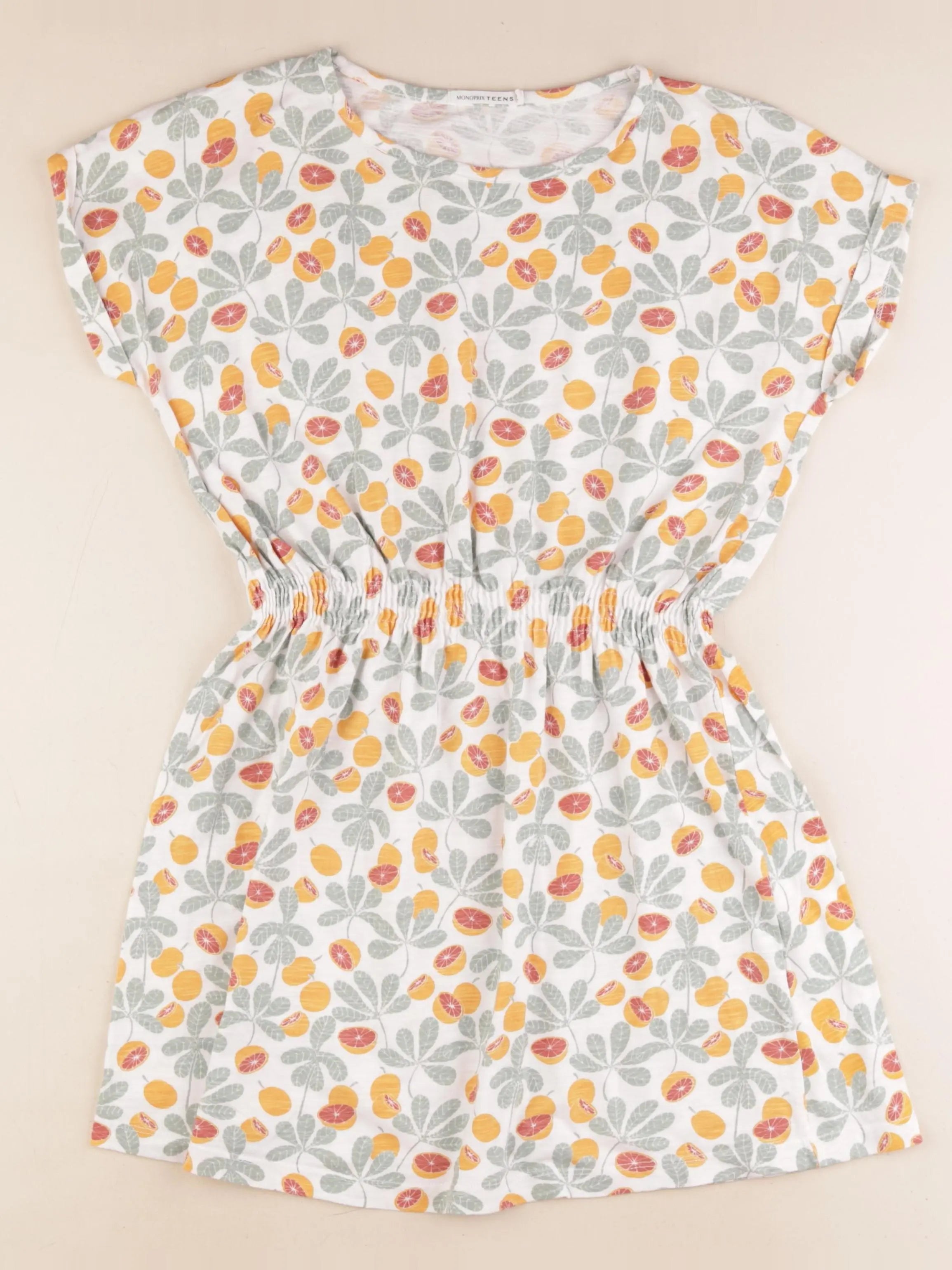 Monoprix - robe vert - 12 ans