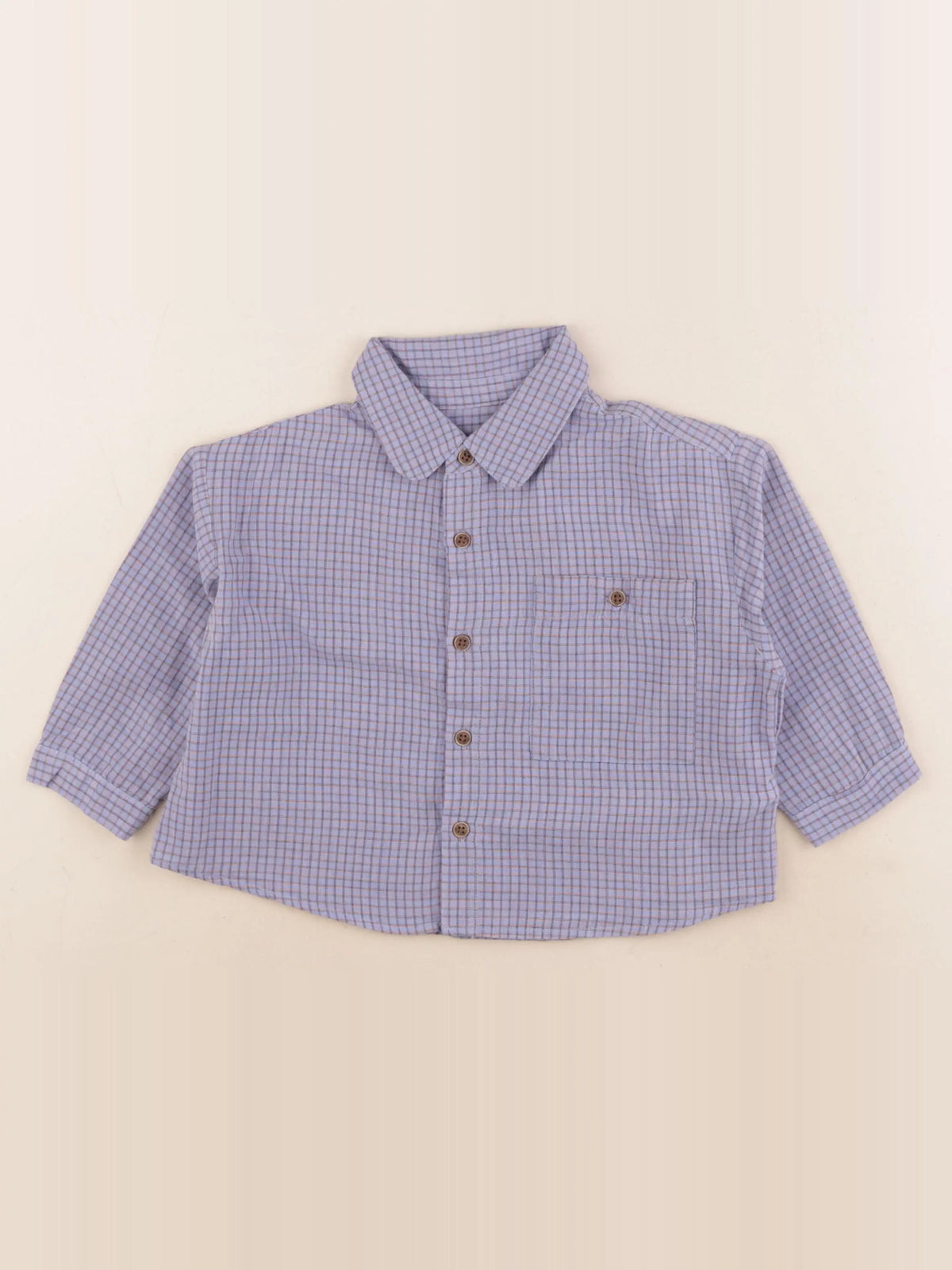 Zara - chemise bleu - 2 ans