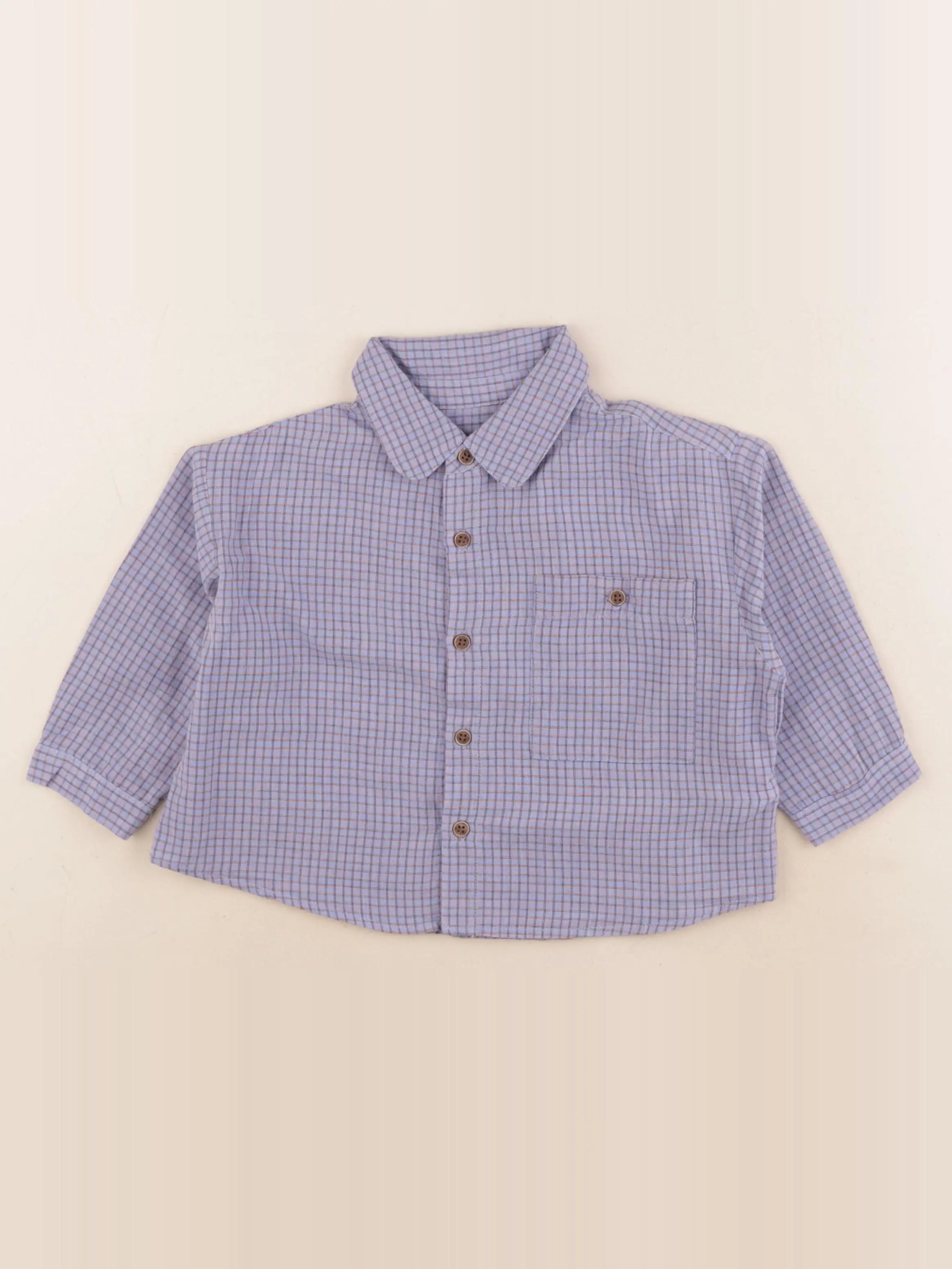 Zara - chemise bleu - 2 ans