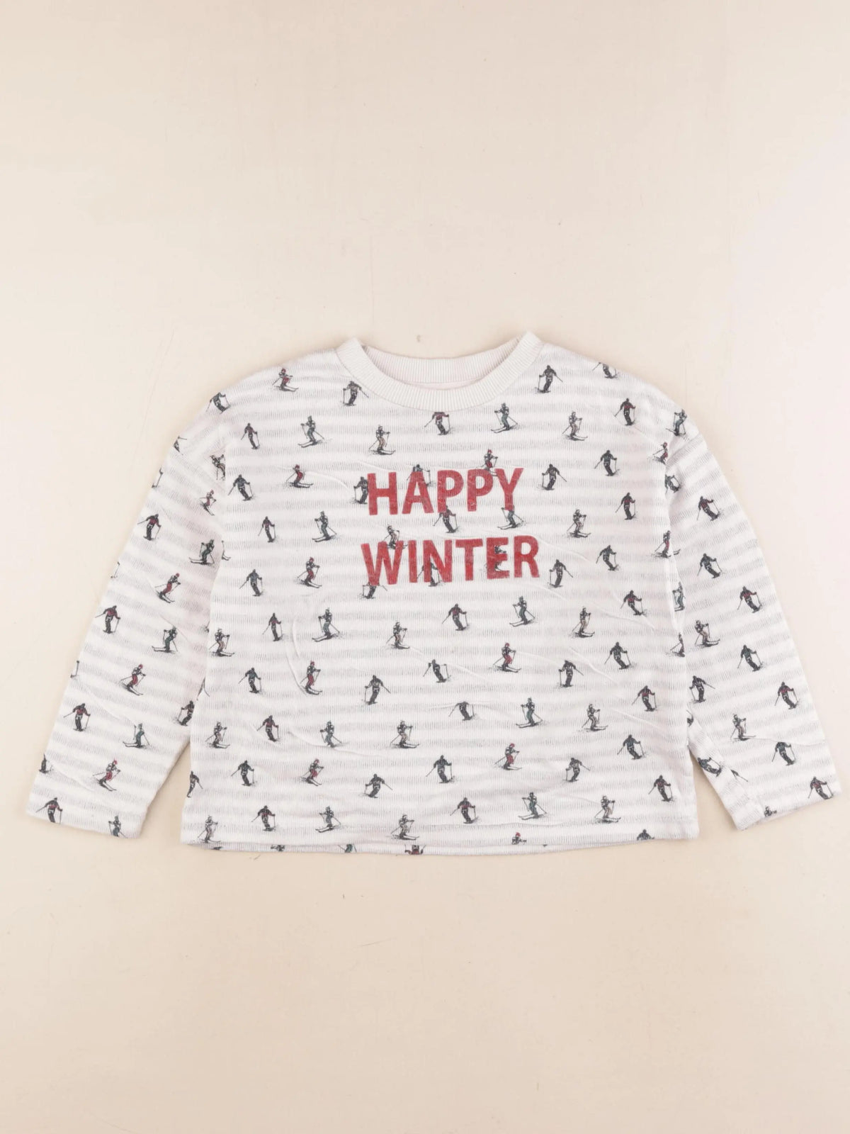 Monoprix - sweat gris - 5 ans