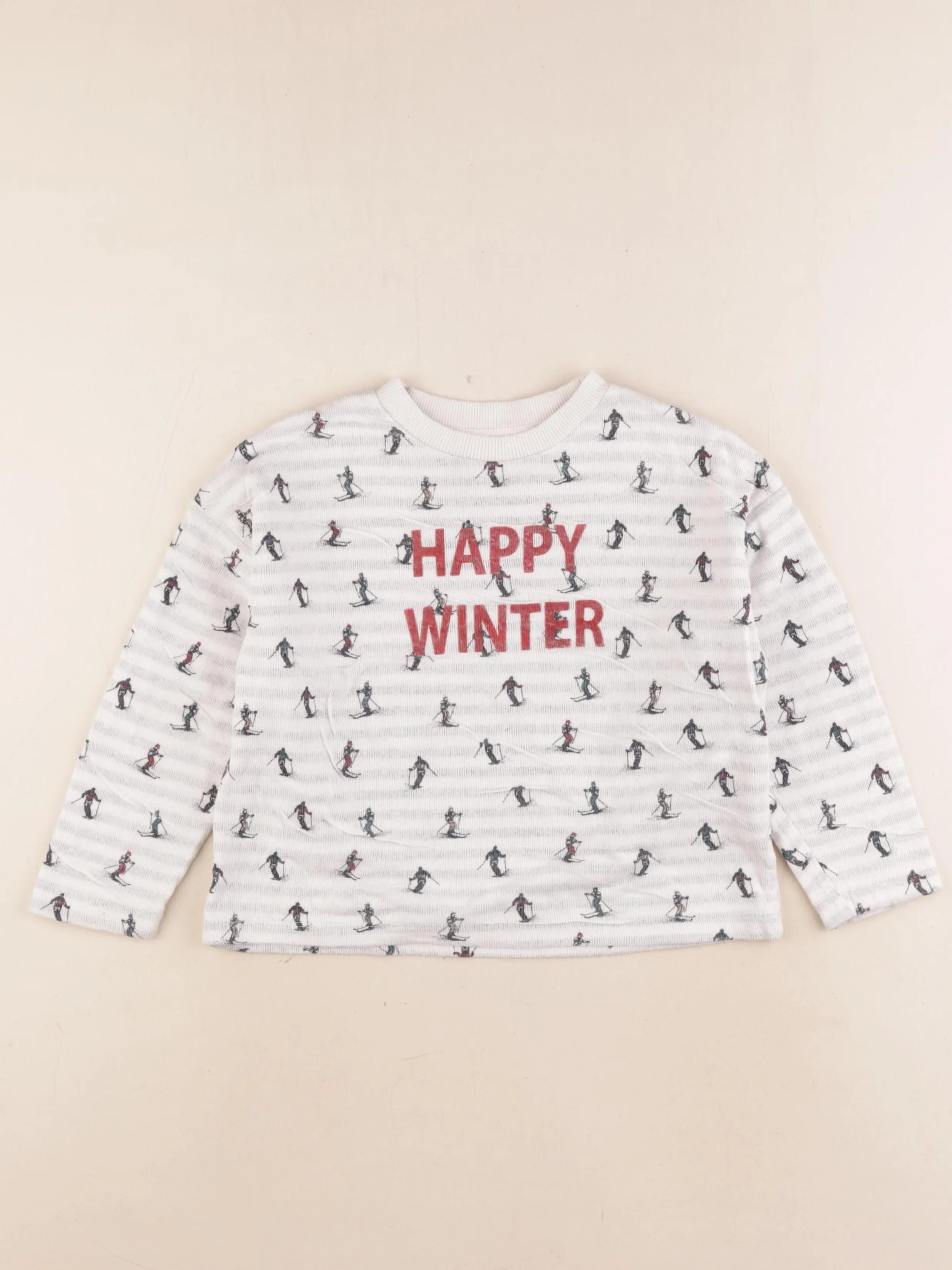 Monoprix - sweat gris - 5 ans