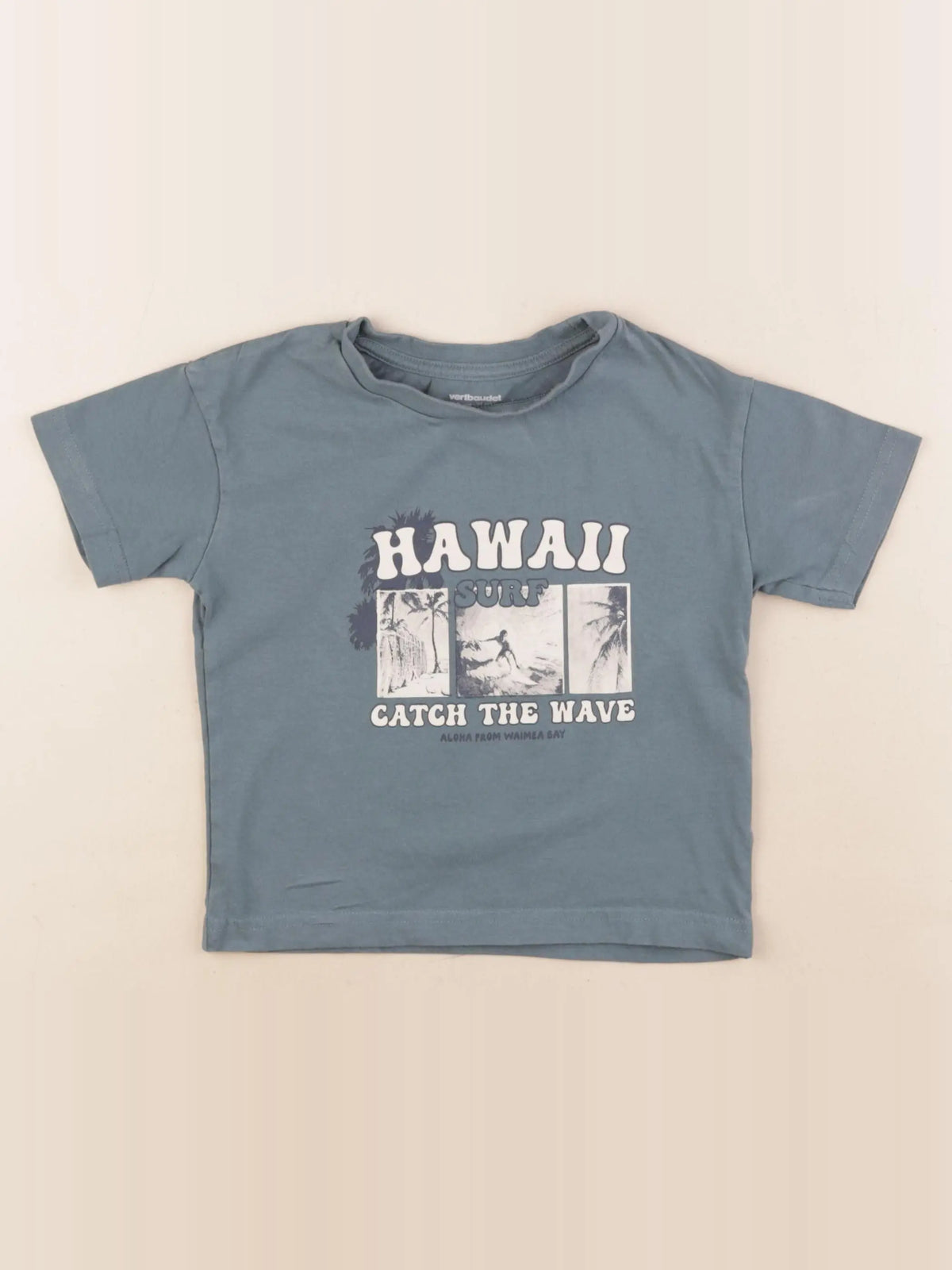 Vertbaudet - tee-shirt vert - 3 ans